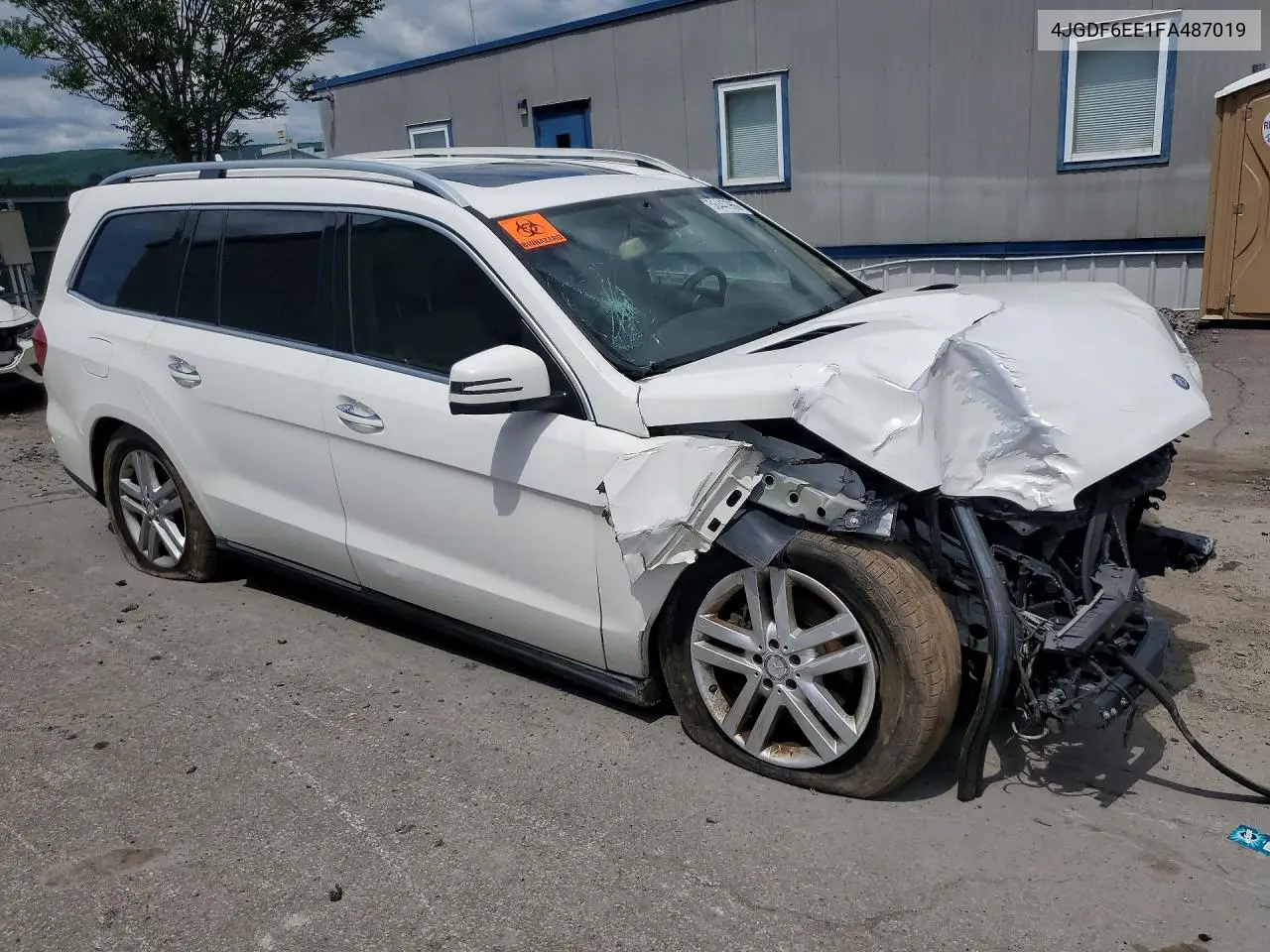 2015 Mercedes-Benz Gl 450 4Matic VIN: 4JGDF6EE1FA487019 Lot: 56447966