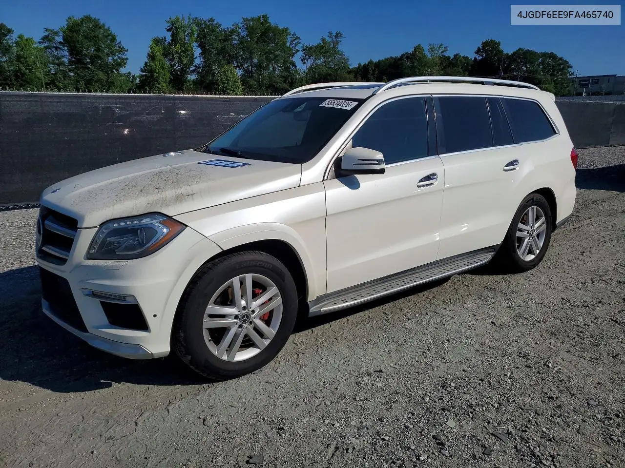 2015 Mercedes-Benz Gl 450 4Matic VIN: 4JGDF6EE9FA465740 Lot: 56634026