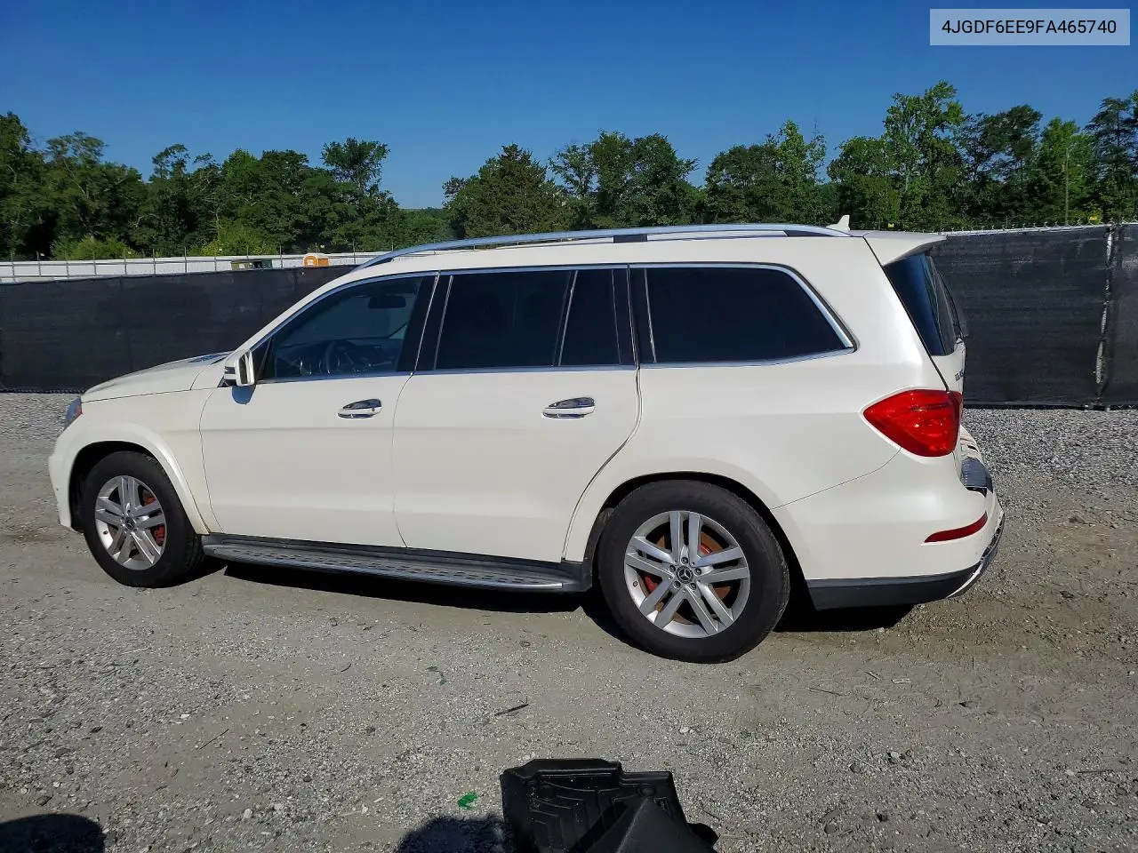 2015 Mercedes-Benz Gl 450 4Matic VIN: 4JGDF6EE9FA465740 Lot: 56634026