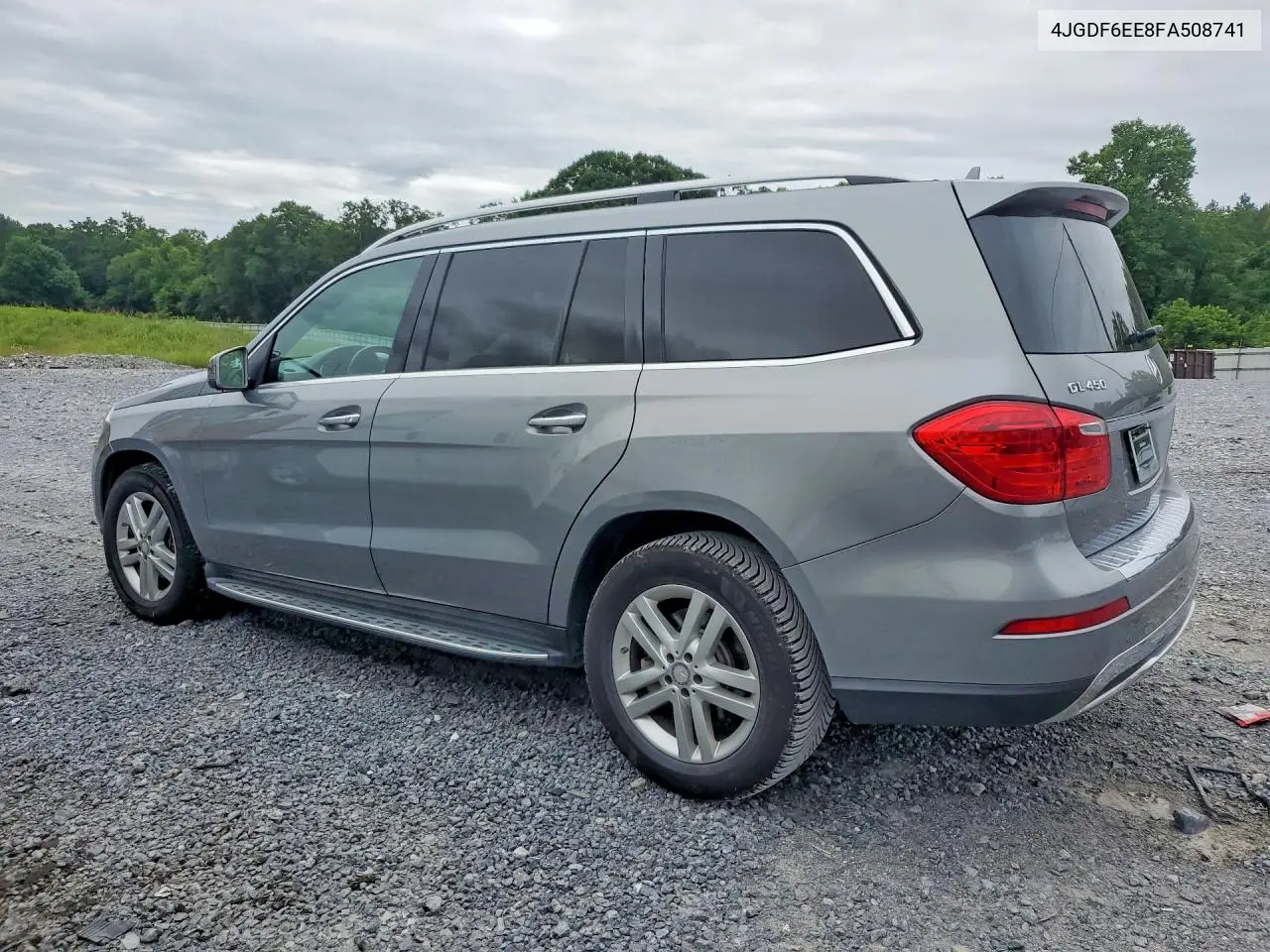 2015 Mercedes-Benz Gl 450 4Matic VIN: 4JGDF6EE8FA508741 Lot: 57672696