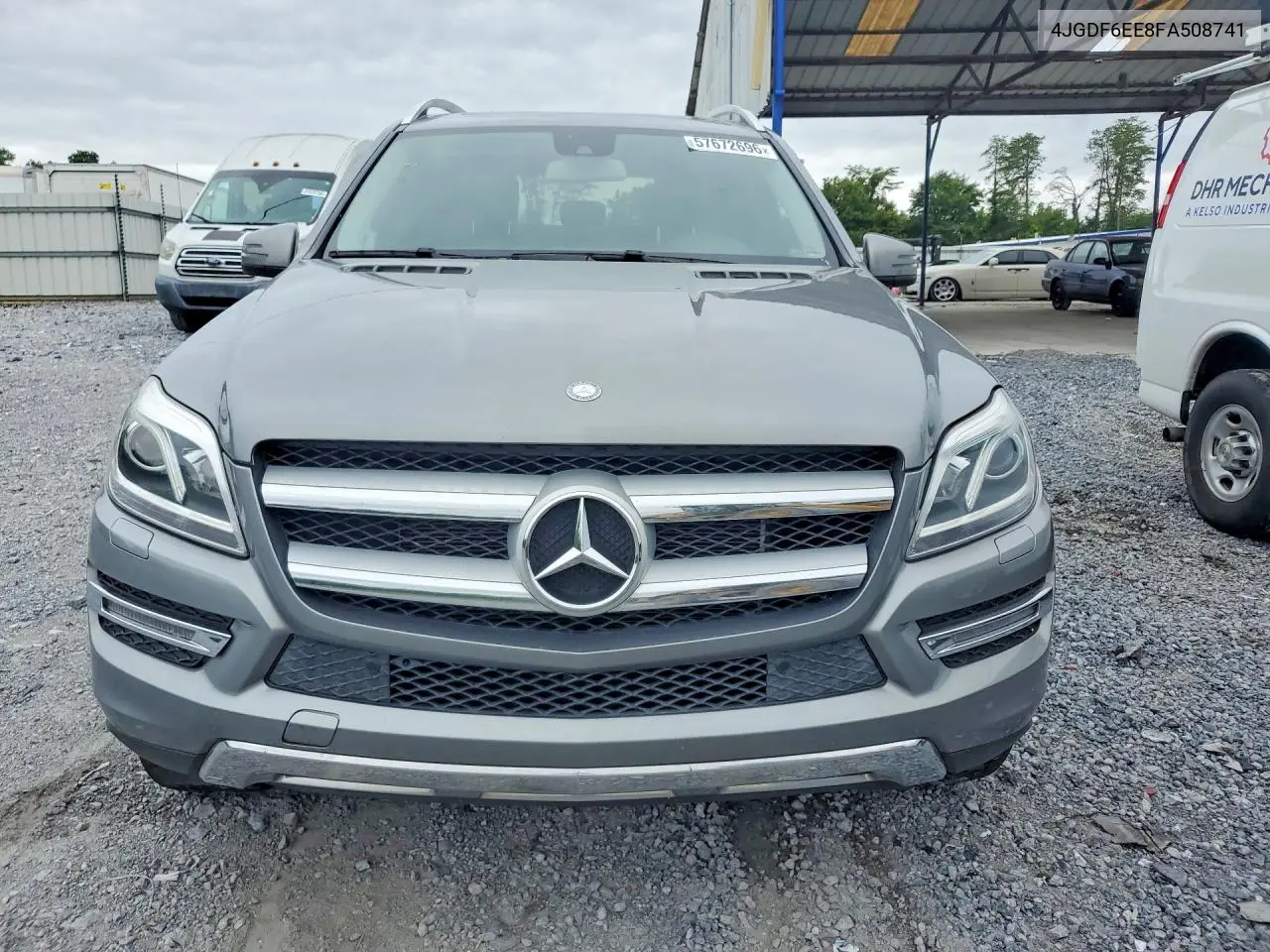 2015 Mercedes-Benz Gl 450 4Matic VIN: 4JGDF6EE8FA508741 Lot: 57672696