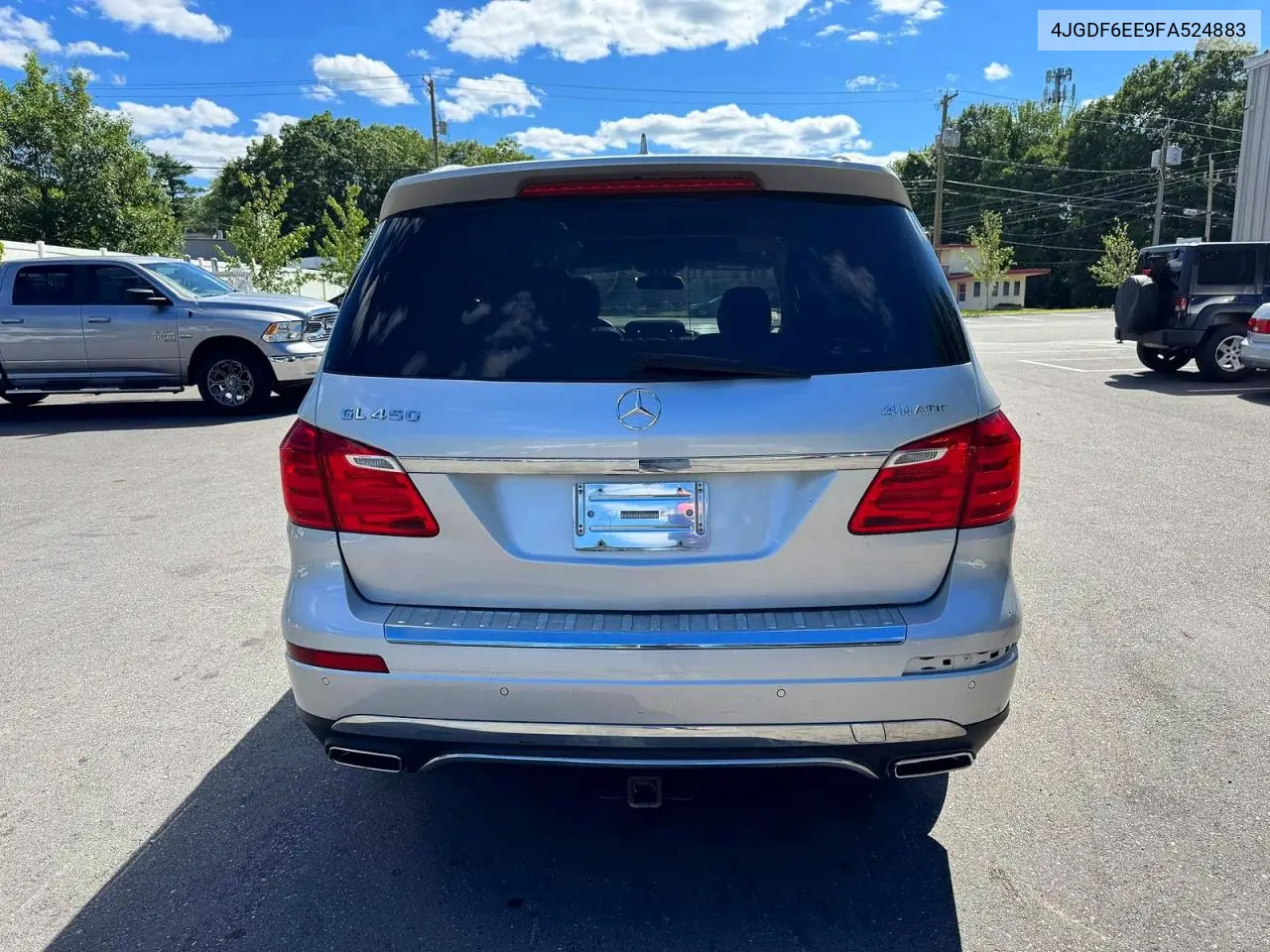 2015 Mercedes-Benz Gl 450 4Matic VIN: 4JGDF6EE9FA524883 Lot: 57951186
