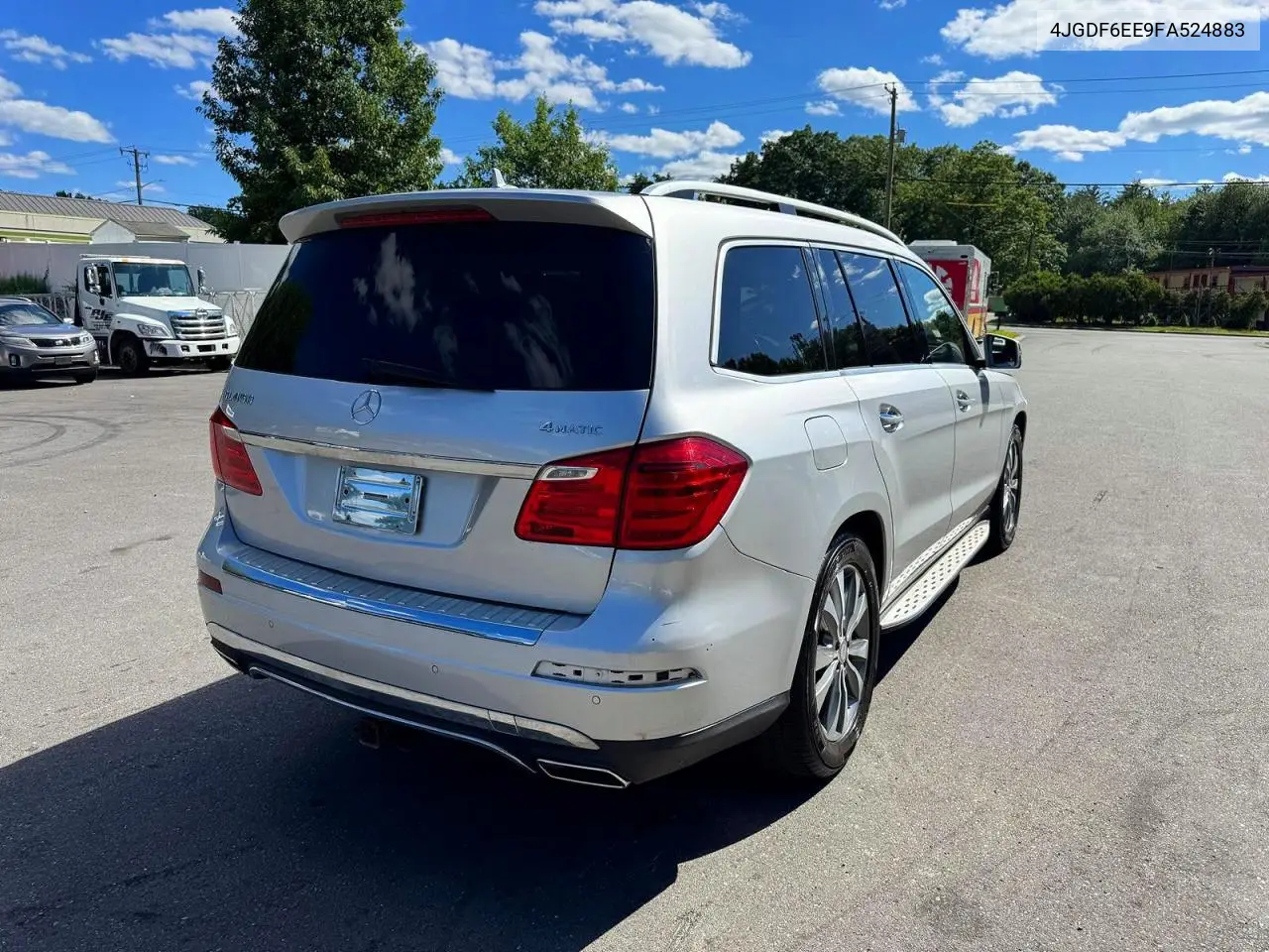 2015 Mercedes-Benz Gl 450 4Matic VIN: 4JGDF6EE9FA524883 Lot: 57951186