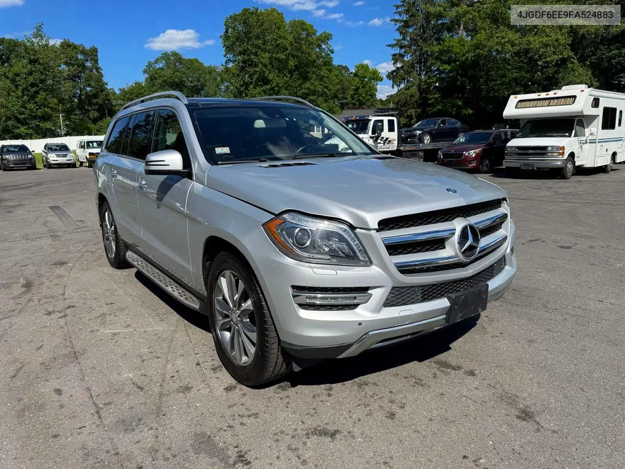 2015 Mercedes-Benz Gl 450 4Matic VIN: 4JGDF6EE9FA524883 Lot: 57951186