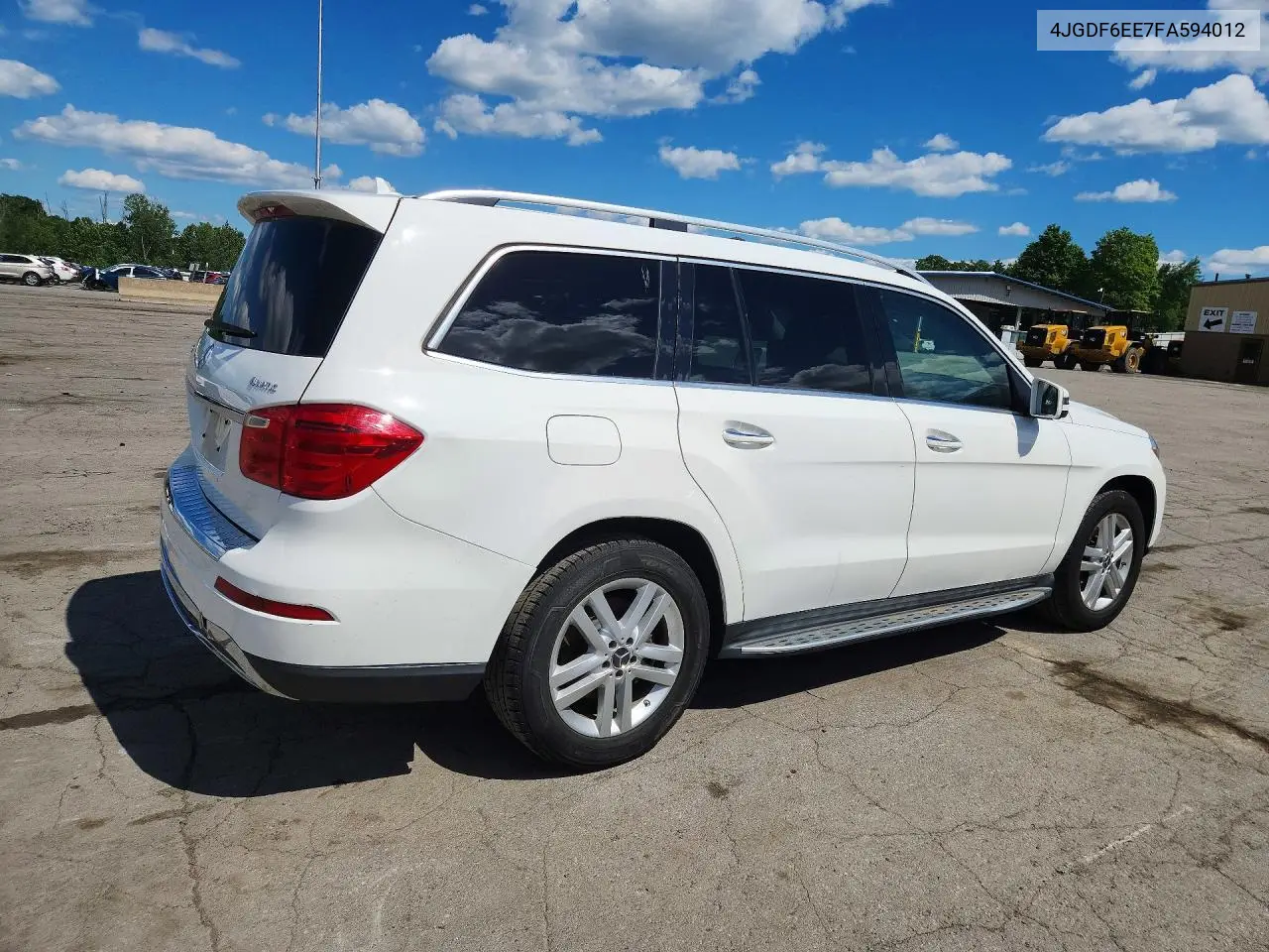 2015 Mercedes-Benz Gl 450 4Matic VIN: 4JGDF6EE7FA594012 Lot: 58535166
