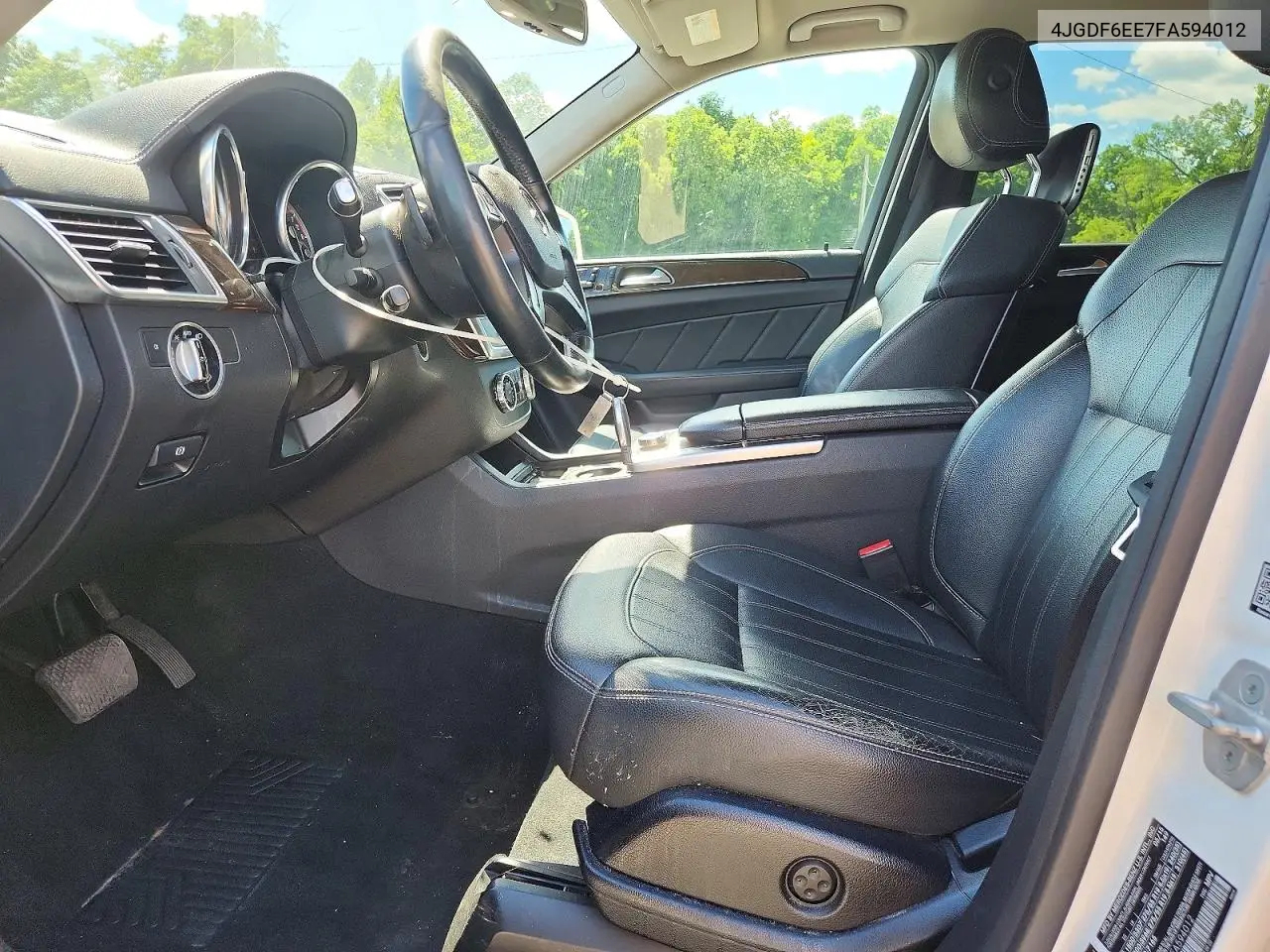 2015 Mercedes-Benz Gl 450 4Matic VIN: 4JGDF6EE7FA594012 Lot: 58535166