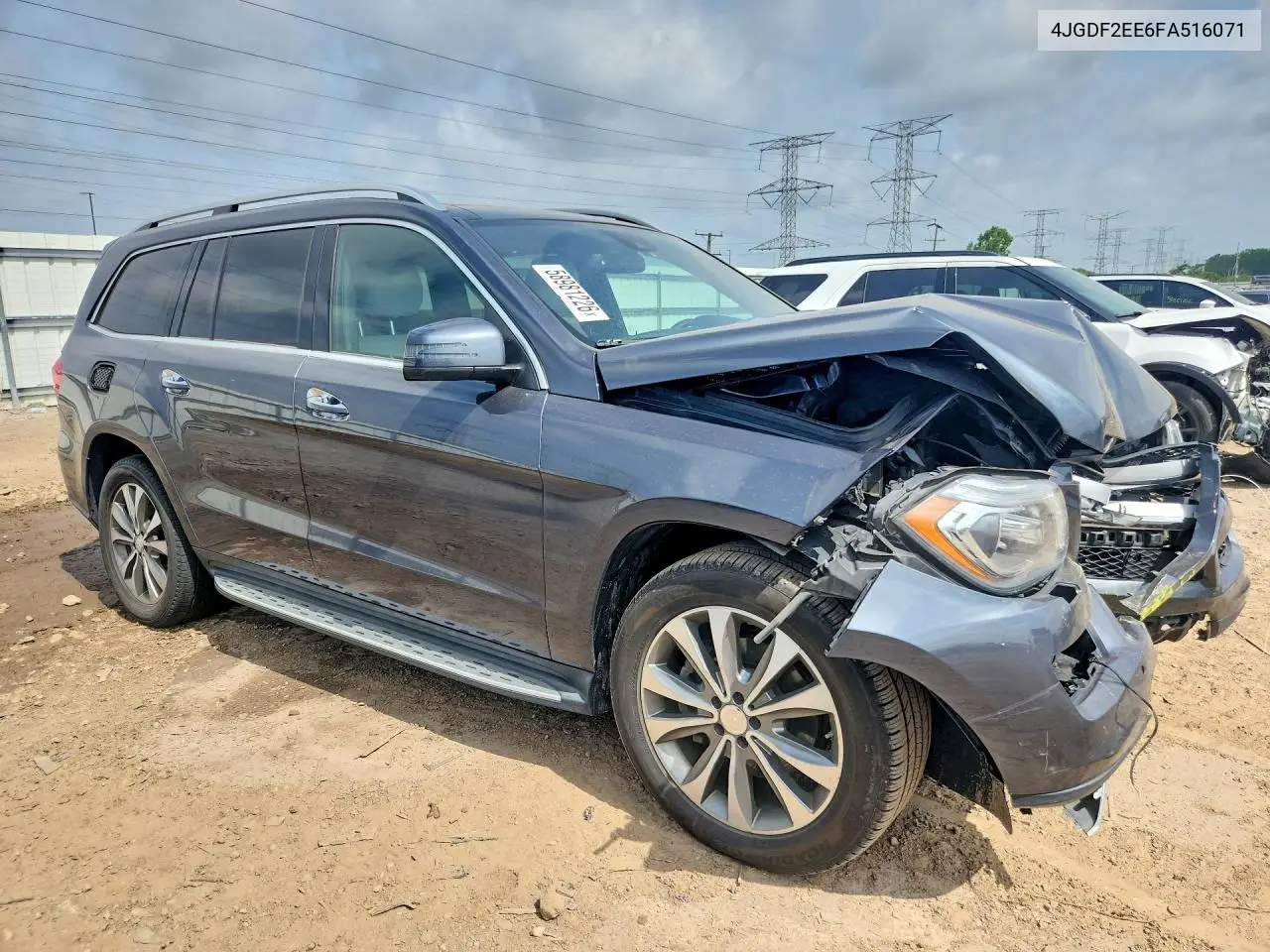 2015 Mercedes-Benz Gl 350 Bluetec VIN: 4JGDF2EE6FA516071 Lot: 58981226