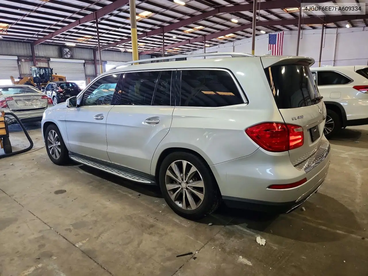 2015 Mercedes-Benz Gl 450 4Matic VIN: 4JGDF6EE7FA609334 Lot: 59227816