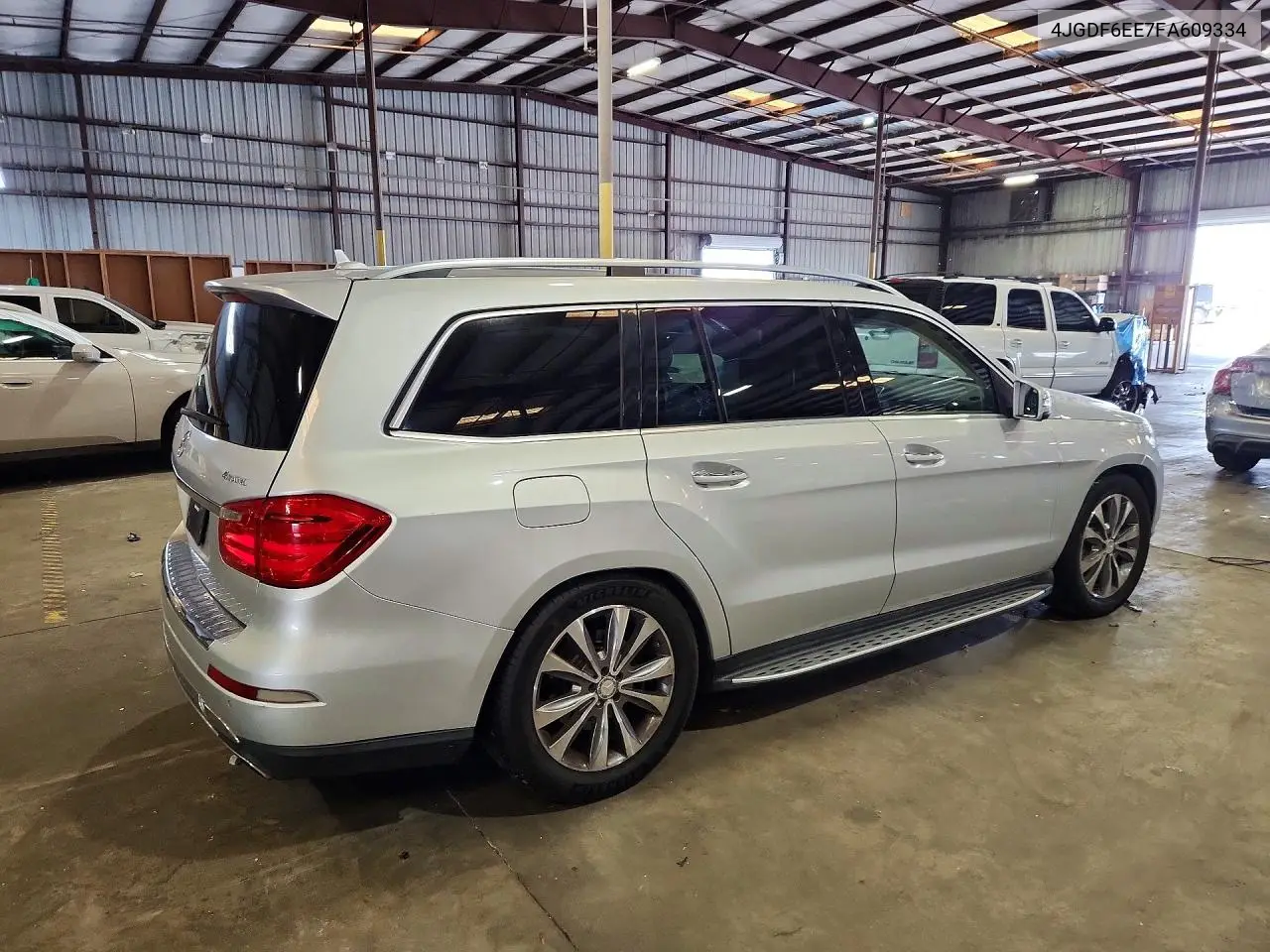 2015 Mercedes-Benz Gl 450 4Matic VIN: 4JGDF6EE7FA609334 Lot: 59227816
