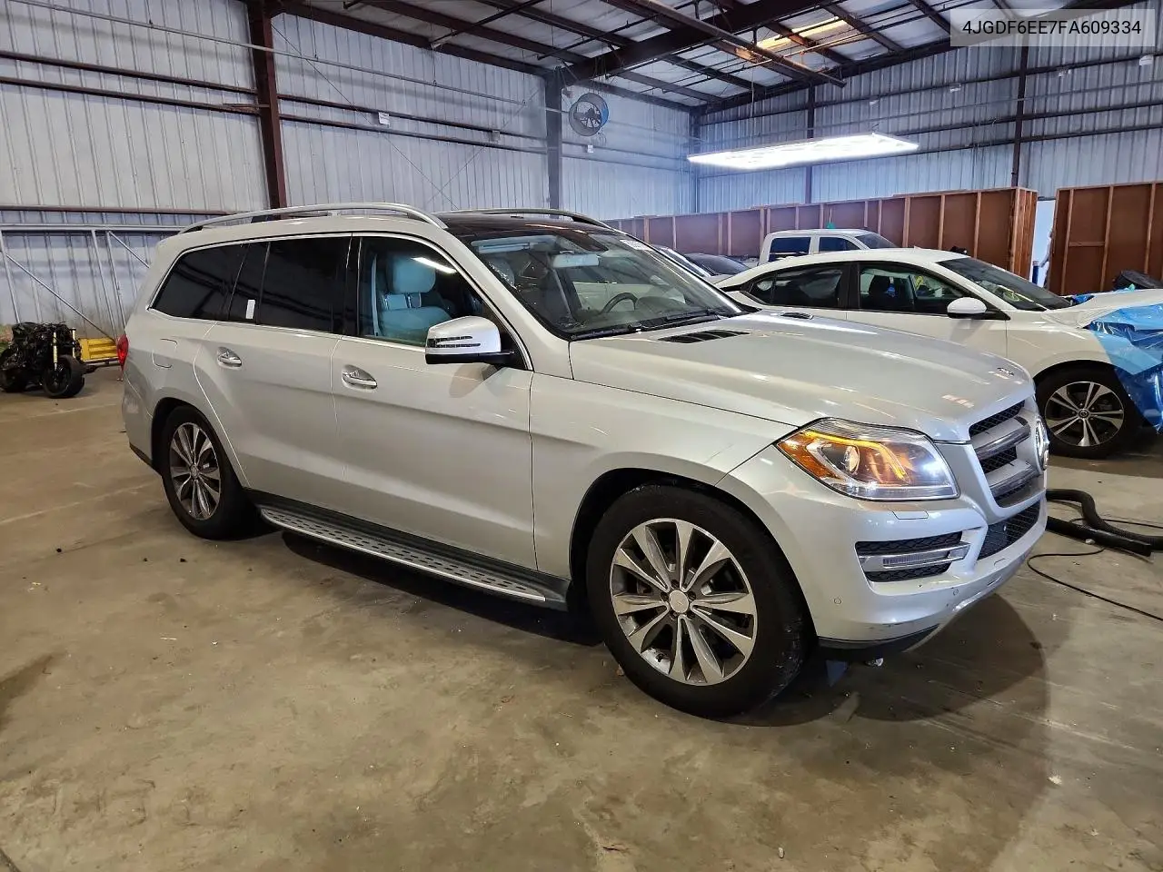 2015 Mercedes-Benz Gl 450 4Matic VIN: 4JGDF6EE7FA609334 Lot: 59227816