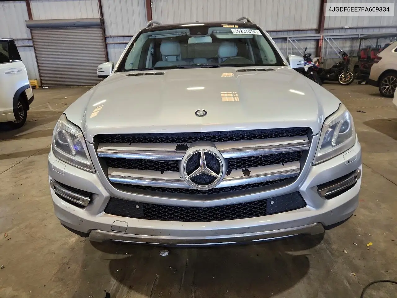 2015 Mercedes-Benz Gl 450 4Matic VIN: 4JGDF6EE7FA609334 Lot: 59227816