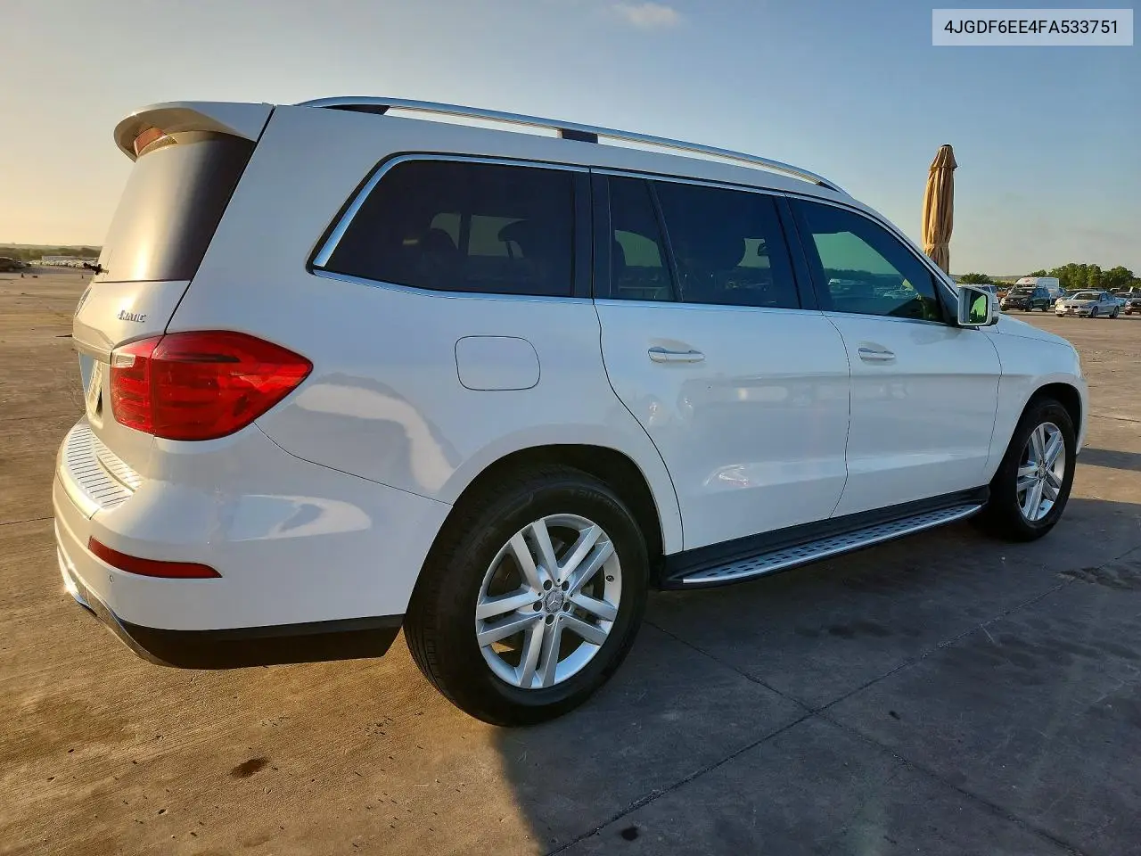 2015 Mercedes-Benz Gl 450 4Matic VIN: 4JGDF6EE4FA533751 Lot: 59534956