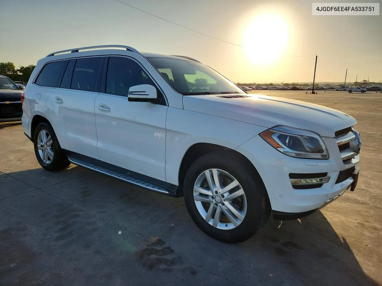 2015 Mercedes-Benz Gl 450 4Matic VIN: 4JGDF6EE4FA533751 Lot: 59534956