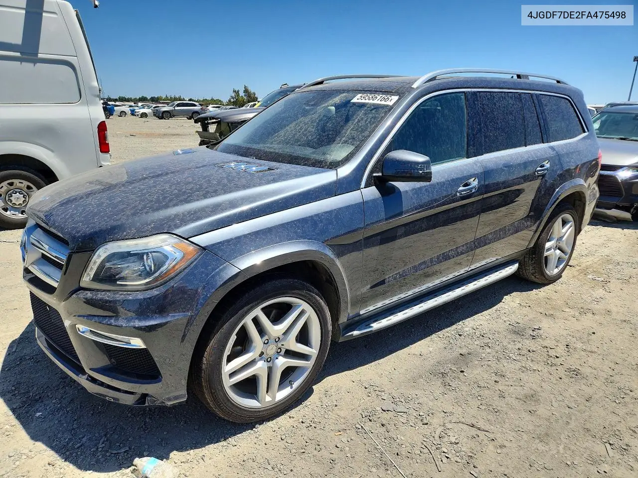2015 Mercedes-Benz Gl 550 4Matic VIN: 4JGDF7DE2FA475498 Lot: 59586166