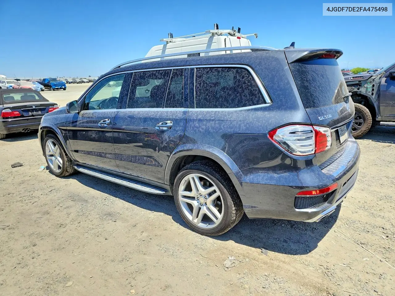 2015 Mercedes-Benz Gl 550 4Matic VIN: 4JGDF7DE2FA475498 Lot: 59586166