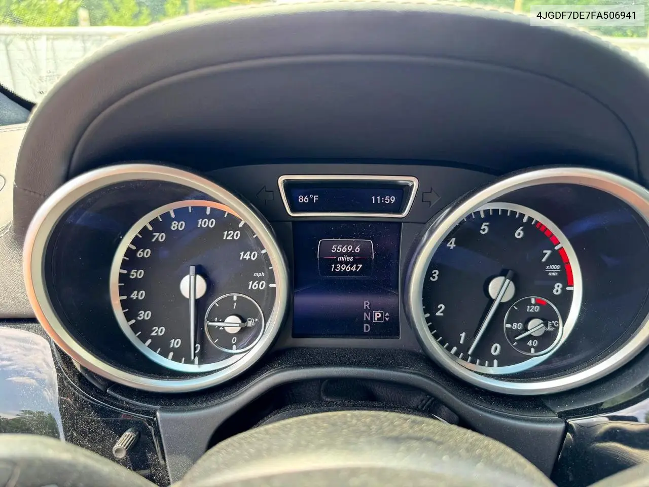 2015 Mercedes-Benz Gl 550 4Matic VIN: 4JGDF7DE7FA506941 Lot: 59645636