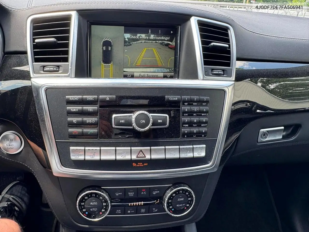 2015 Mercedes-Benz Gl 550 4Matic VIN: 4JGDF7DE7FA506941 Lot: 59645636