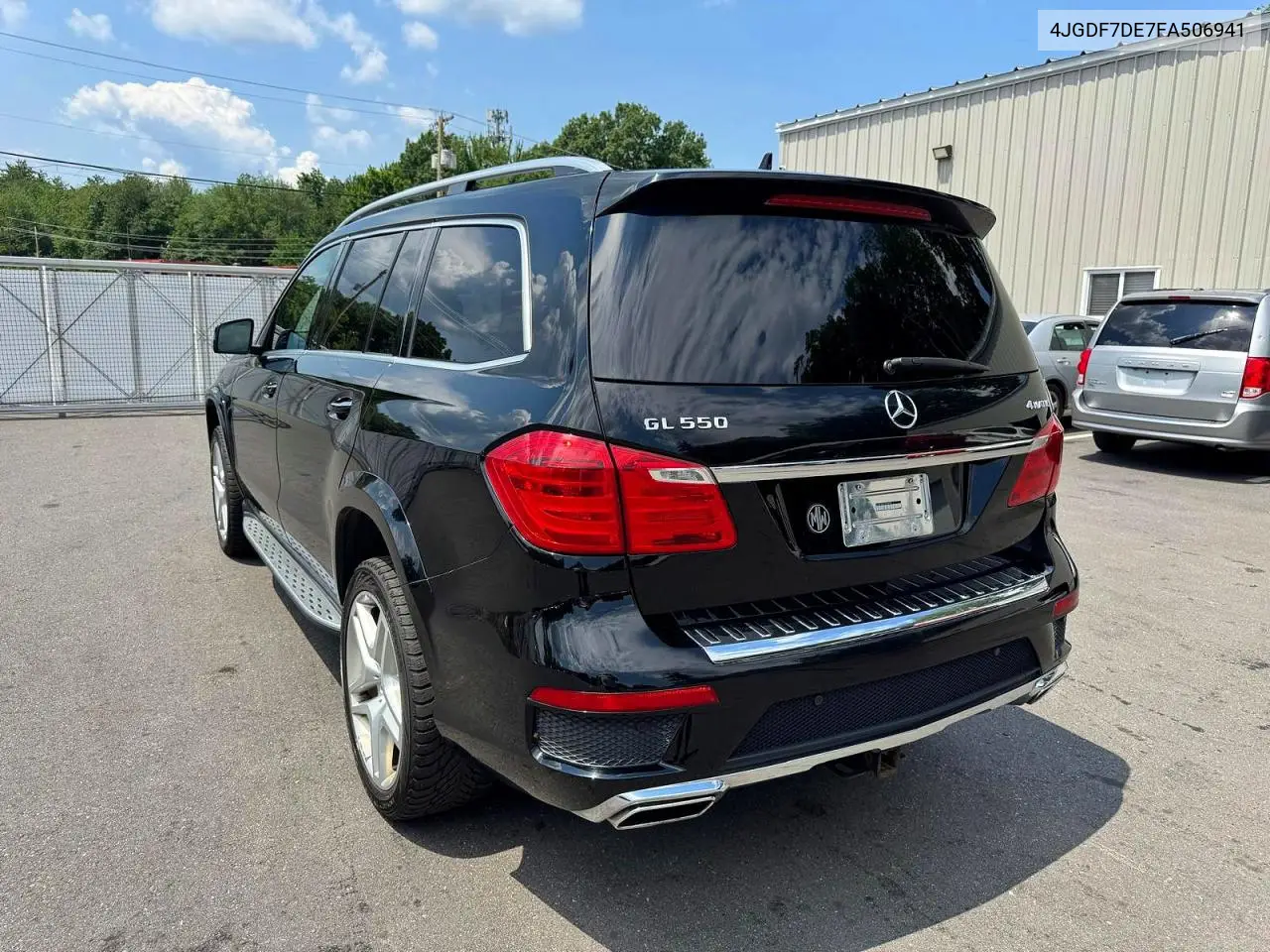 2015 Mercedes-Benz Gl 550 4Matic VIN: 4JGDF7DE7FA506941 Lot: 59645636