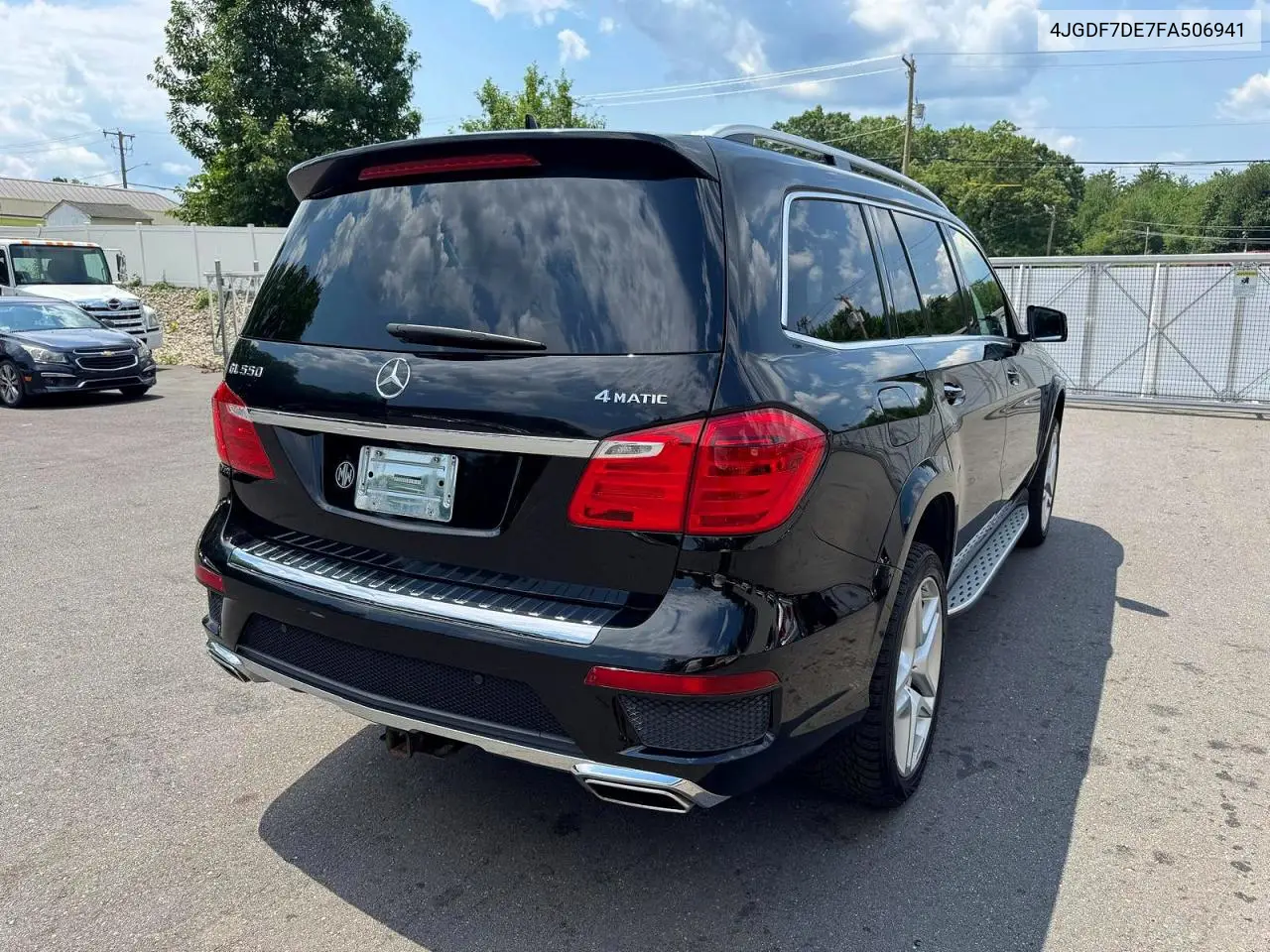 2015 Mercedes-Benz Gl 550 4Matic VIN: 4JGDF7DE7FA506941 Lot: 59645636