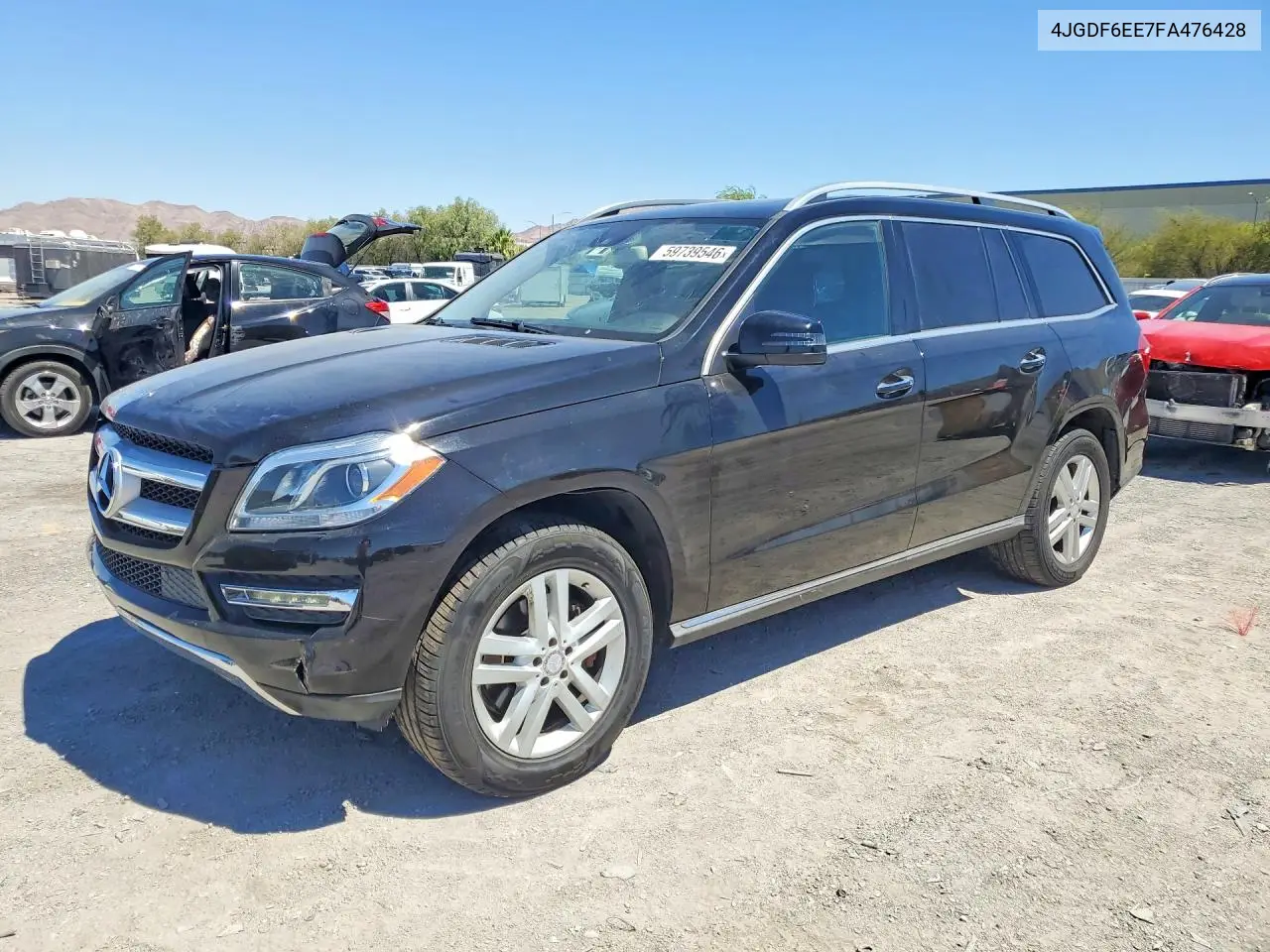 2015 Mercedes-Benz Gl 450 4Matic VIN: 4JGDF6EE7FA476428 Lot: 59739546