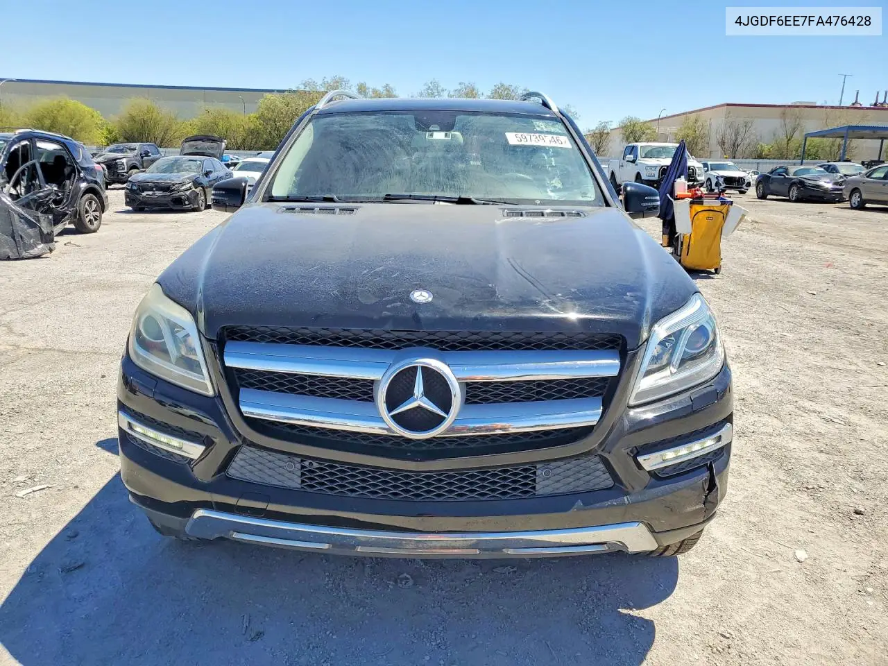 2015 Mercedes-Benz Gl 450 4Matic VIN: 4JGDF6EE7FA476428 Lot: 59739546
