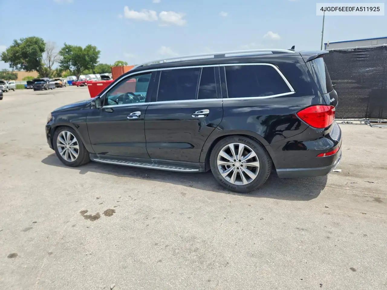 2015 Mercedes-Benz Gl 450 4Matic VIN: 4JGDF6EE0FA511925 Lot: 59914236