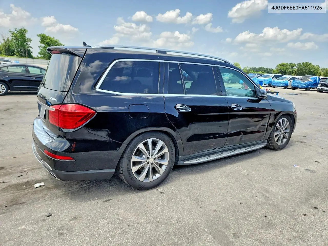 2015 Mercedes-Benz Gl 450 4Matic VIN: 4JGDF6EE0FA511925 Lot: 59914236