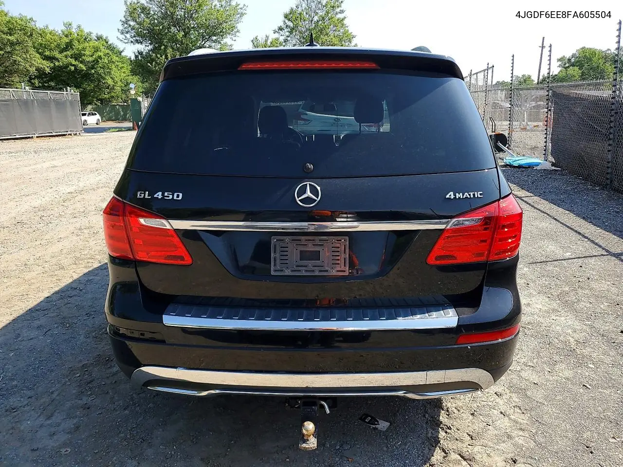 2015 Mercedes-Benz Gl 450 4Matic VIN: 4JGDF6EE8FA605504 Lot: 60090696