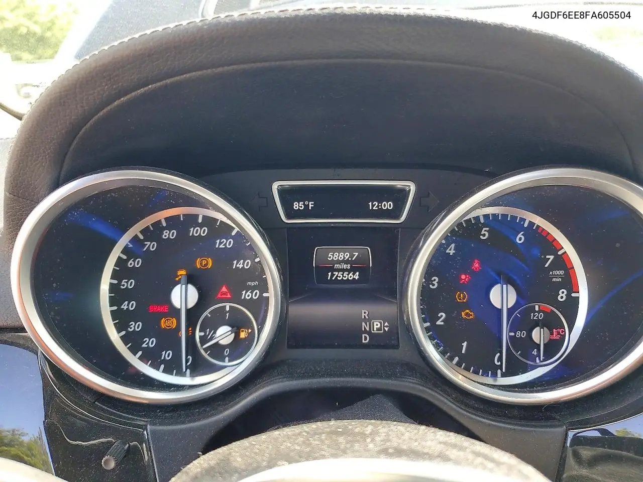 2015 Mercedes-Benz Gl 450 4Matic VIN: 4JGDF6EE8FA605504 Lot: 60090696
