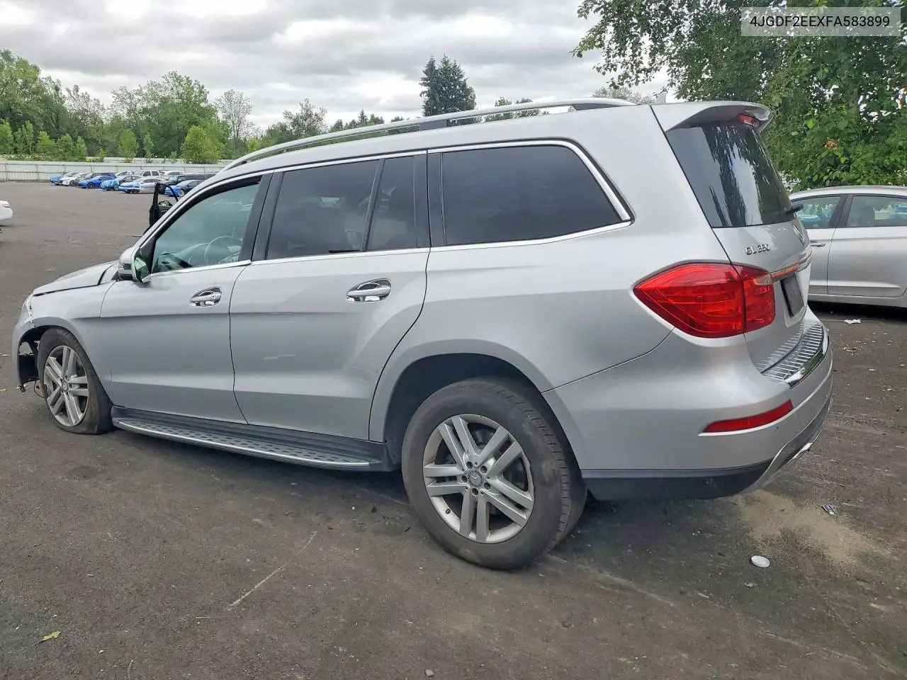 2015 Mercedes-Benz Gl 350 Bluetec VIN: 4JGDF2EEXFA583899 Lot: 60422216