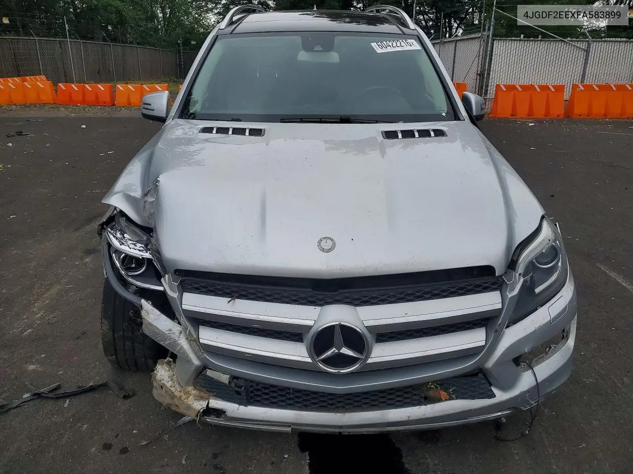 2015 Mercedes-Benz Gl 350 Bluetec VIN: 4JGDF2EEXFA583899 Lot: 60422216