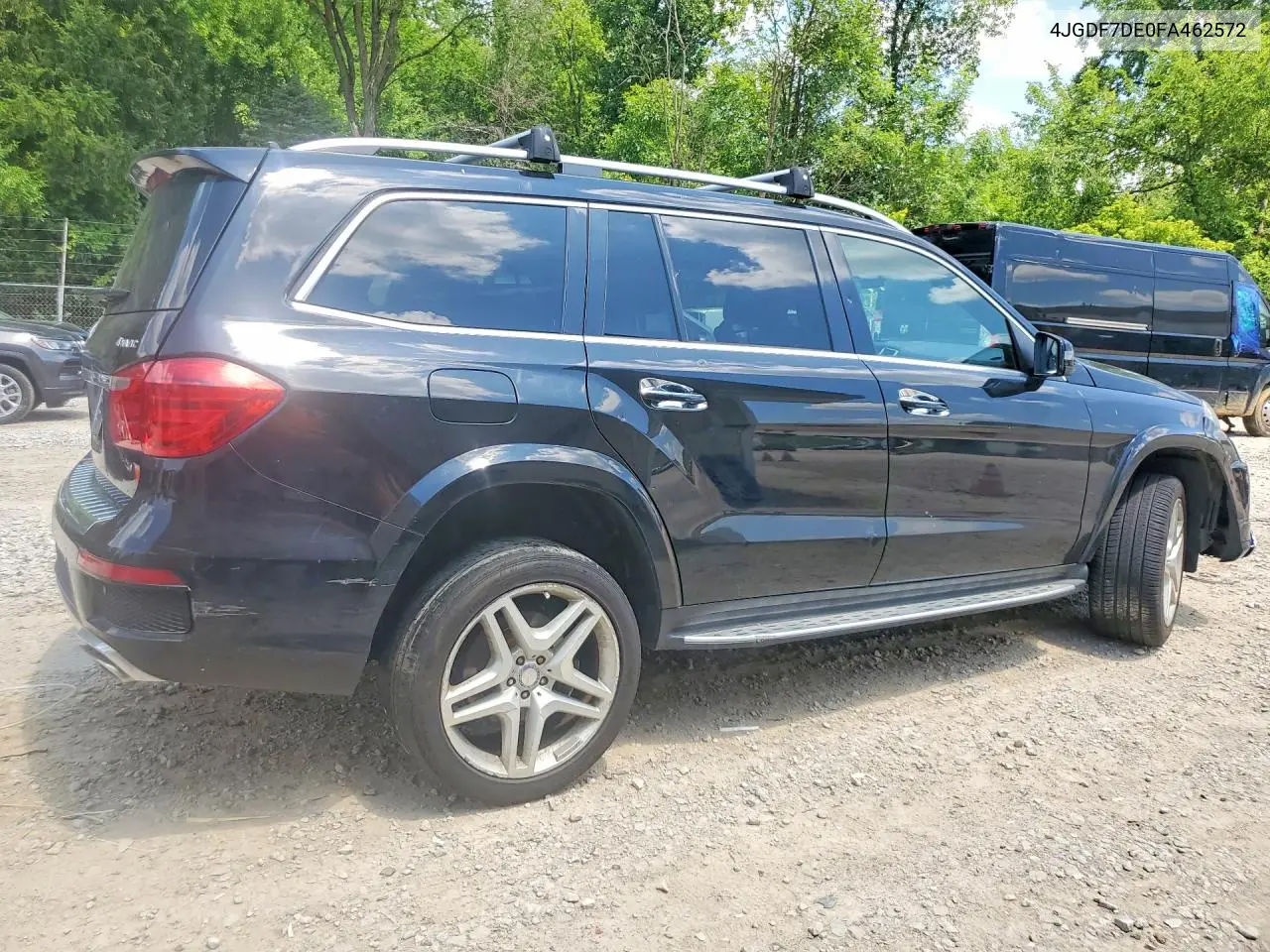 2015 Mercedes-Benz Gl 550 4Matic VIN: 4JGDF7DE0FA462572 Lot: 60462846
