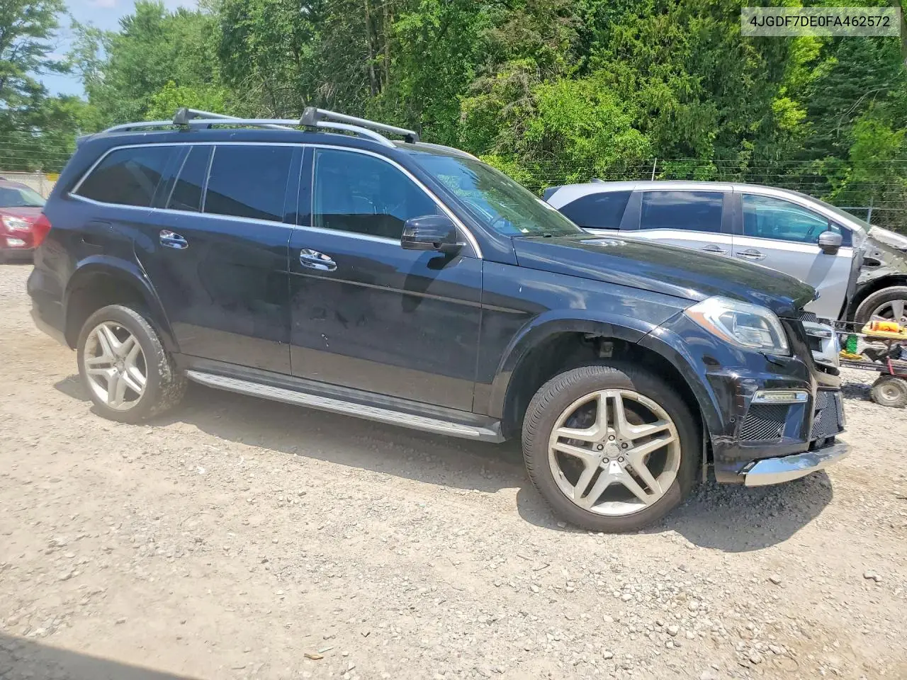 2015 Mercedes-Benz Gl 550 4Matic VIN: 4JGDF7DE0FA462572 Lot: 60462846