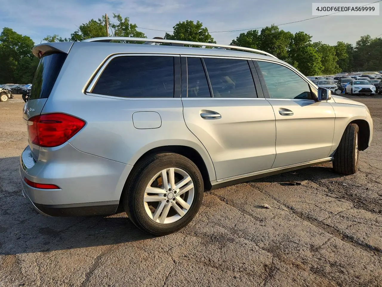 2015 Mercedes-Benz Gl 450 4Matic VIN: 4JGDF6EE0FA569999 Lot: 60824046