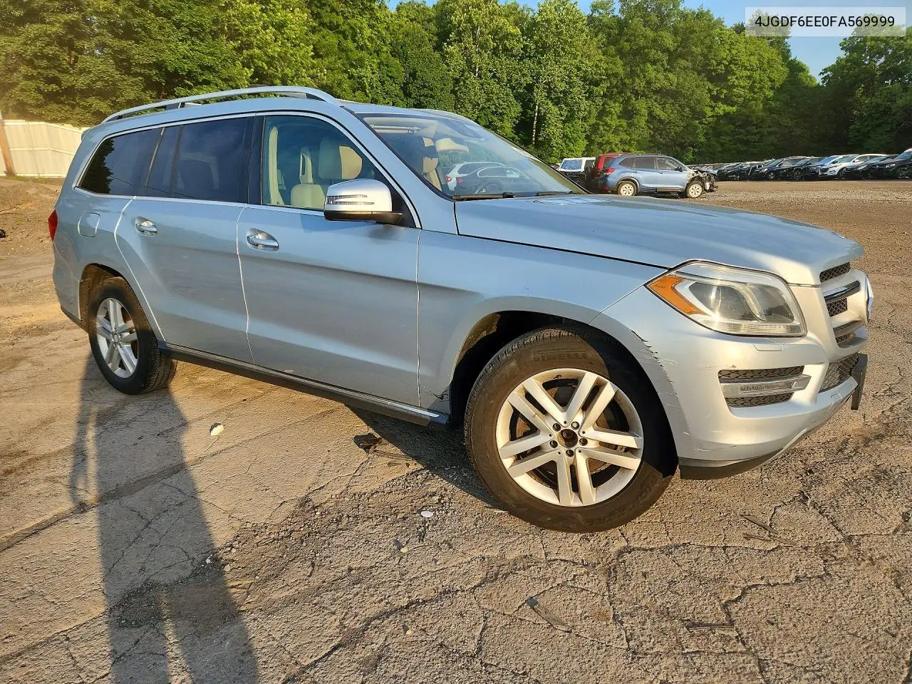 2015 Mercedes-Benz Gl 450 4Matic VIN: 4JGDF6EE0FA569999 Lot: 60824046