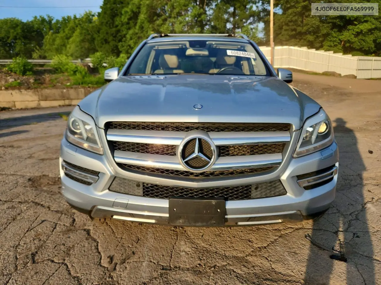 2015 Mercedes-Benz Gl 450 4Matic VIN: 4JGDF6EE0FA569999 Lot: 60824046