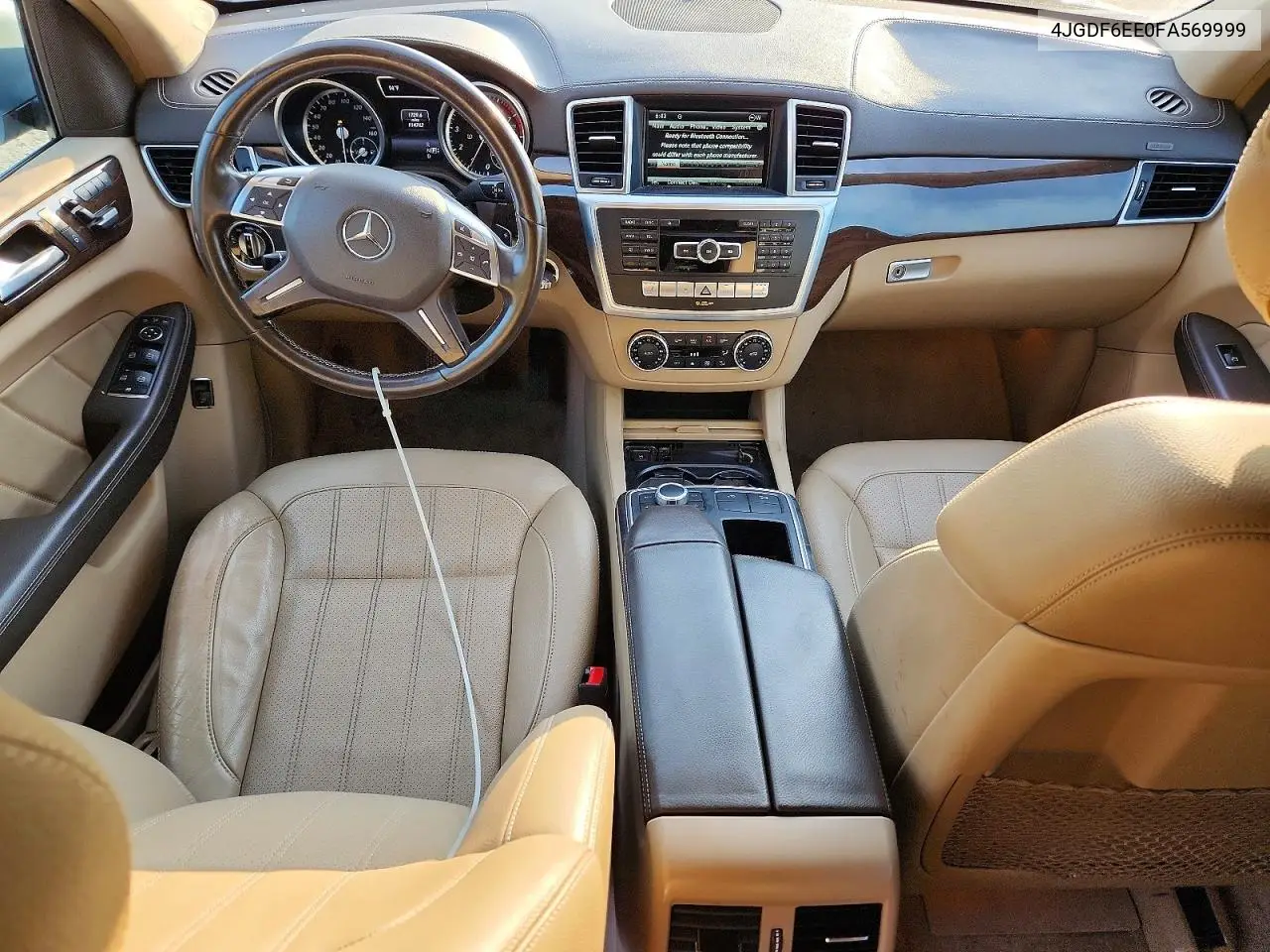 2015 Mercedes-Benz Gl 450 4Matic VIN: 4JGDF6EE0FA569999 Lot: 60824046