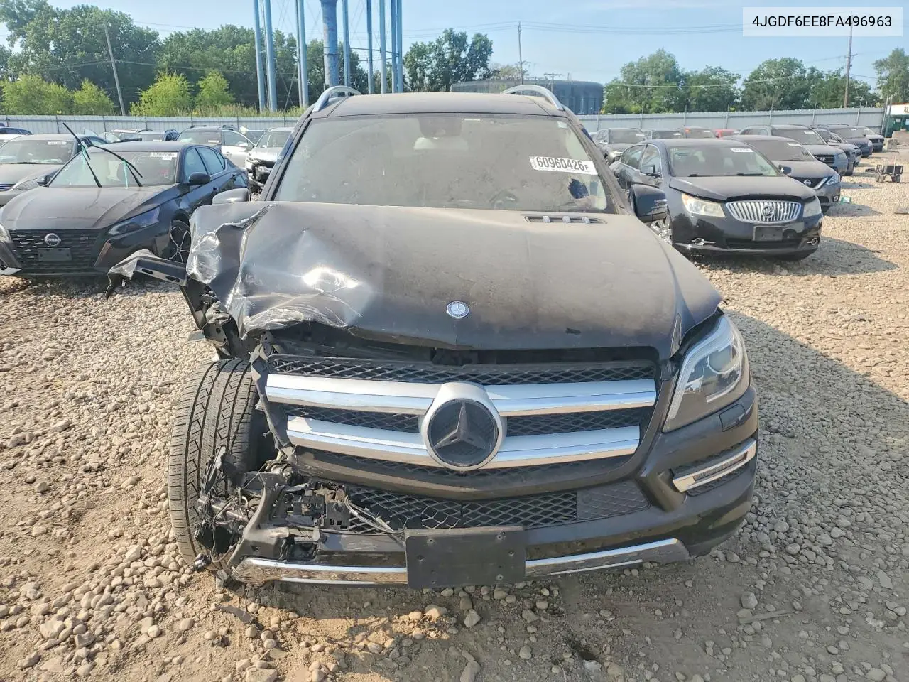 2015 Mercedes-Benz Gl 450 4Matic VIN: 4JGDF6EE8FA496963 Lot: 60960426