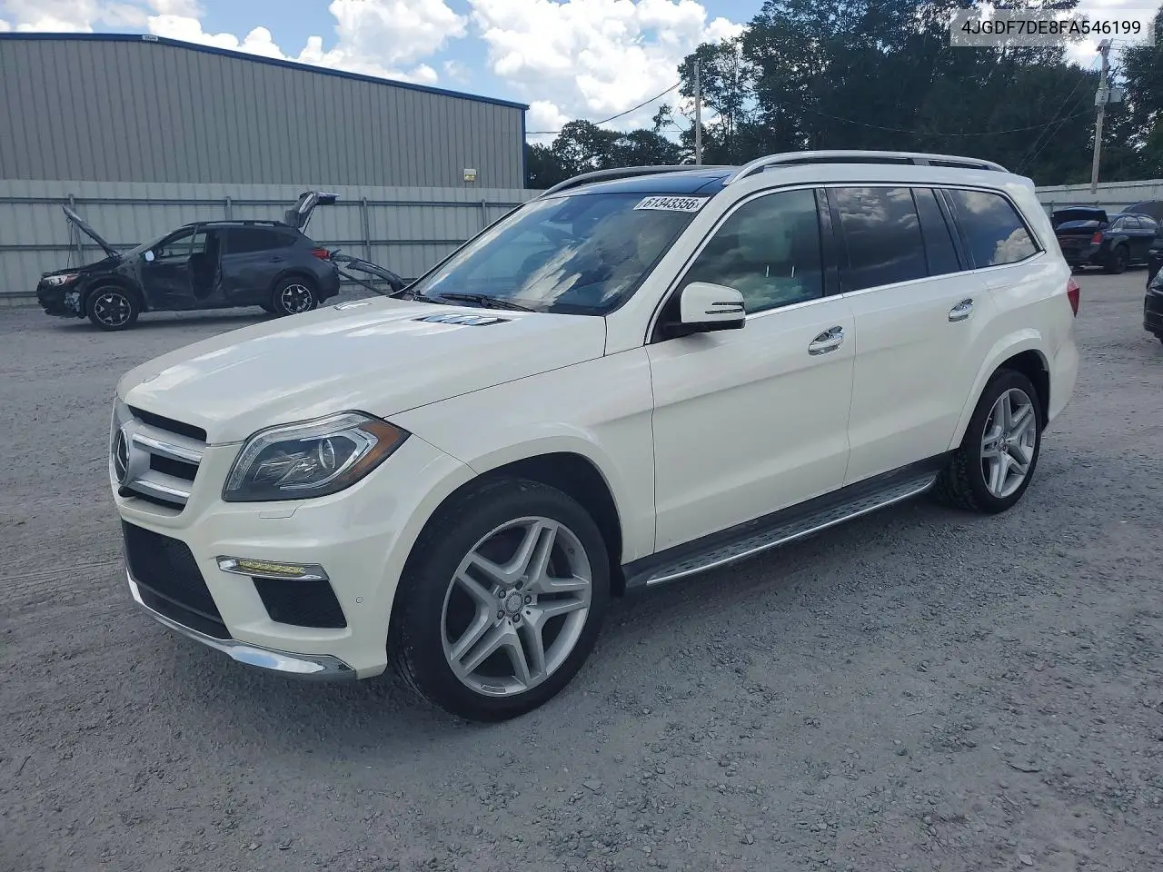 2015 Mercedes-Benz Gl 550 4Matic VIN: 4JGDF7DE8FA546199 Lot: 61343356