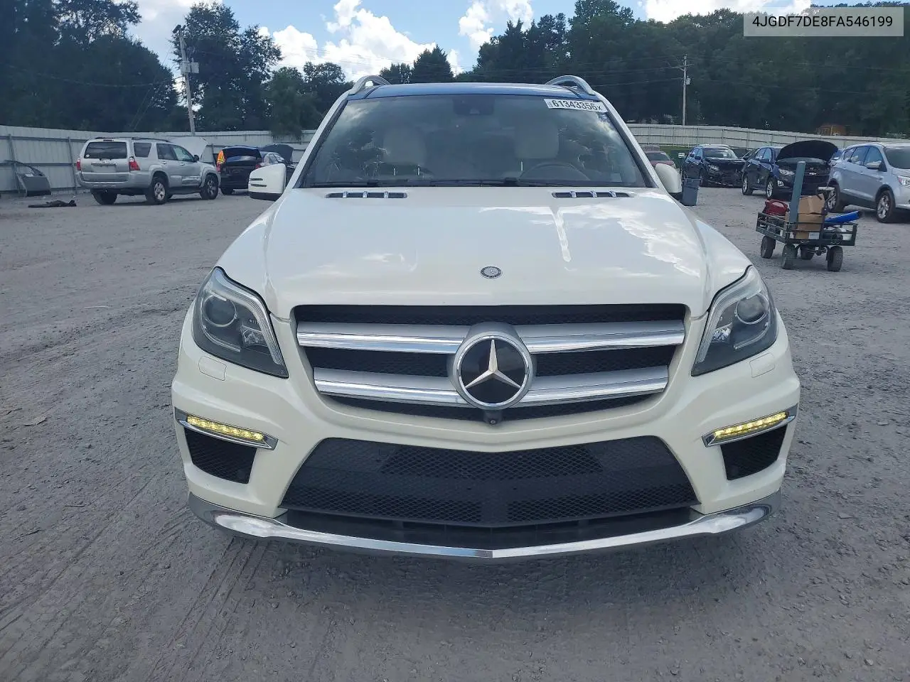 2015 Mercedes-Benz Gl 550 4Matic VIN: 4JGDF7DE8FA546199 Lot: 61343356