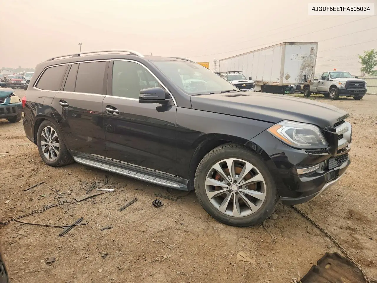 2015 Mercedes-Benz Gl 450 4Matic VIN: 4JGDF6EE1FA505034 Lot: 61364236