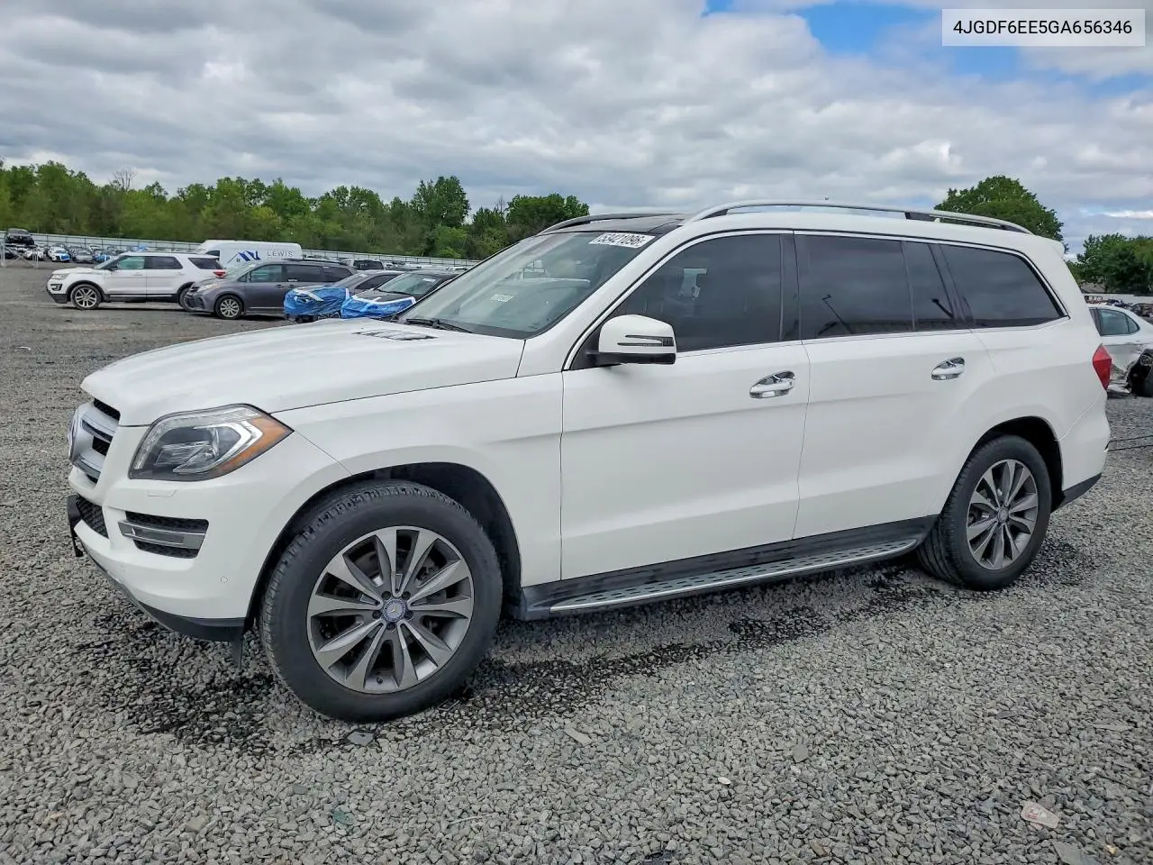 2016 Mercedes-Benz Gl 450 4Matic VIN: 4JGDF6EE5GA656346 Lot: 53421096