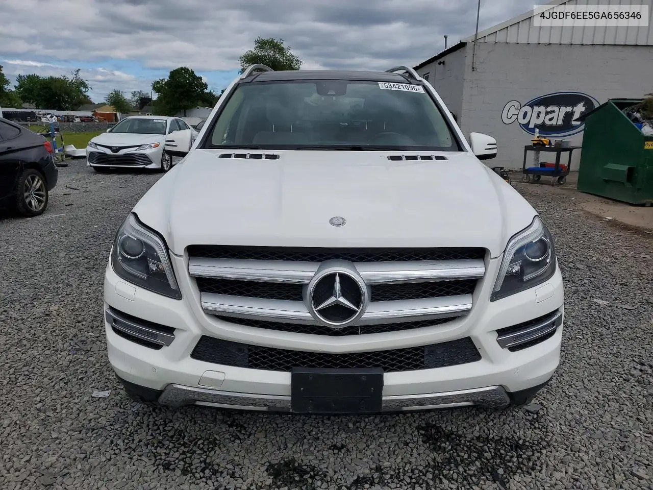 2016 Mercedes-Benz Gl 450 4Matic VIN: 4JGDF6EE5GA656346 Lot: 53421096