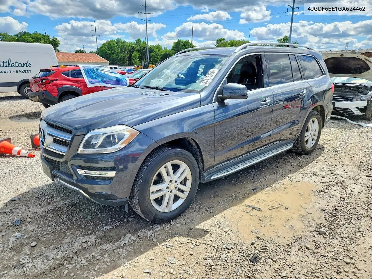 2016 Mercedes-Benz Gl 450 4Matic VIN: 4JGDF6EE1GA624462 Lot: 57418336