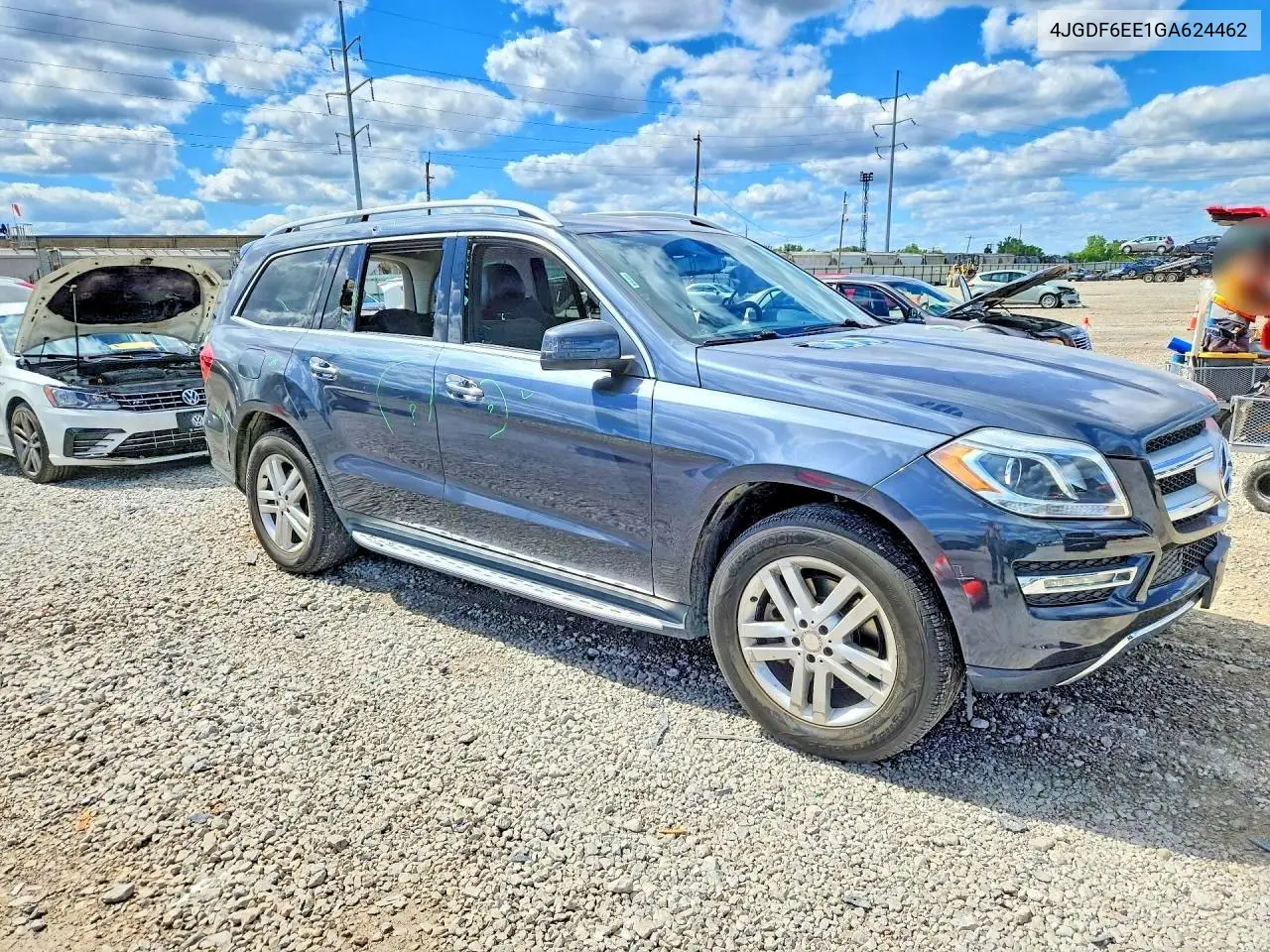2016 Mercedes-Benz Gl 450 4Matic VIN: 4JGDF6EE1GA624462 Lot: 57418336