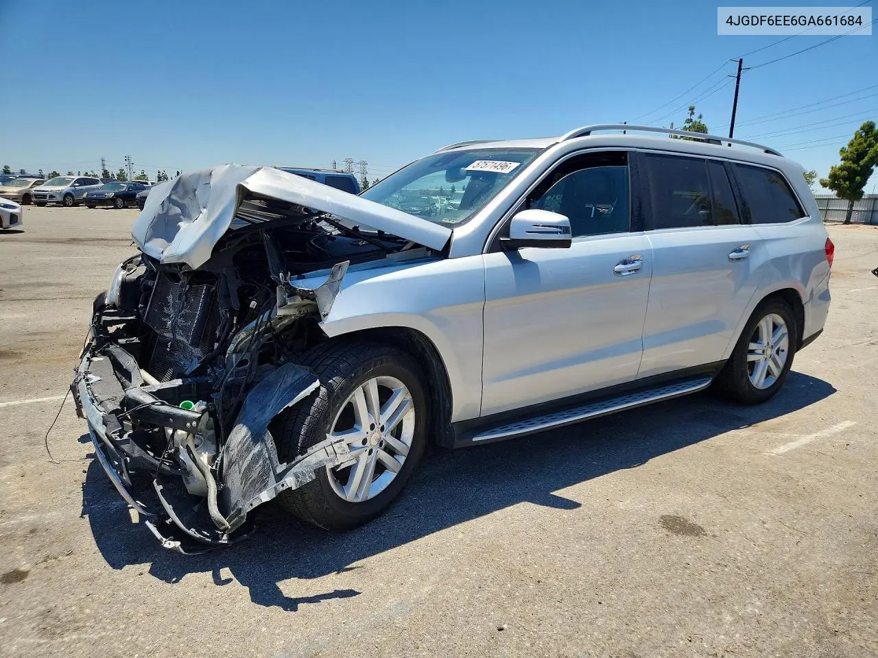 2016 Mercedes-Benz Gl 450 4Matic VIN: 4JGDF6EE6GA661684 Lot: 57571496