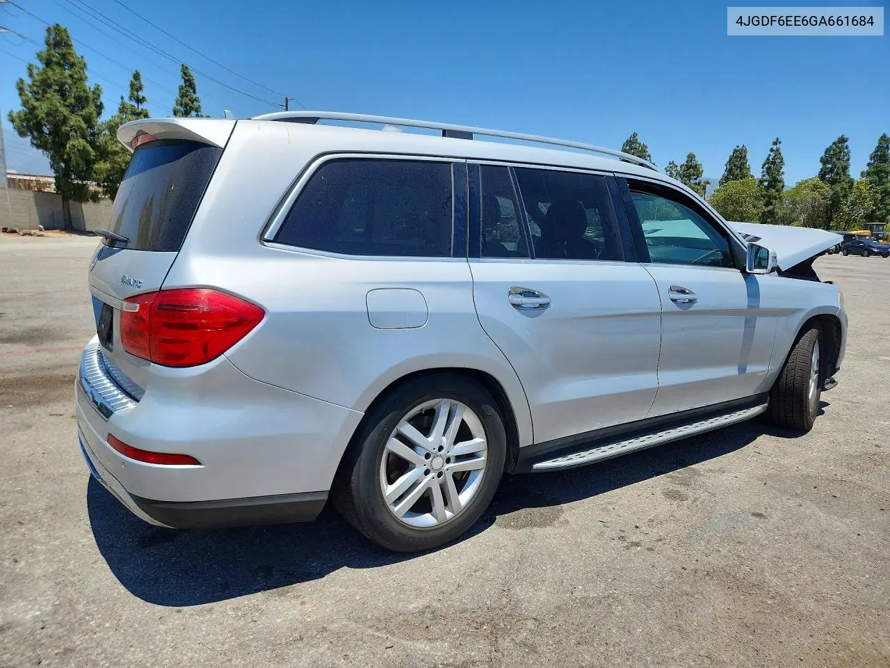 2016 Mercedes-Benz Gl 450 4Matic VIN: 4JGDF6EE6GA661684 Lot: 57571496