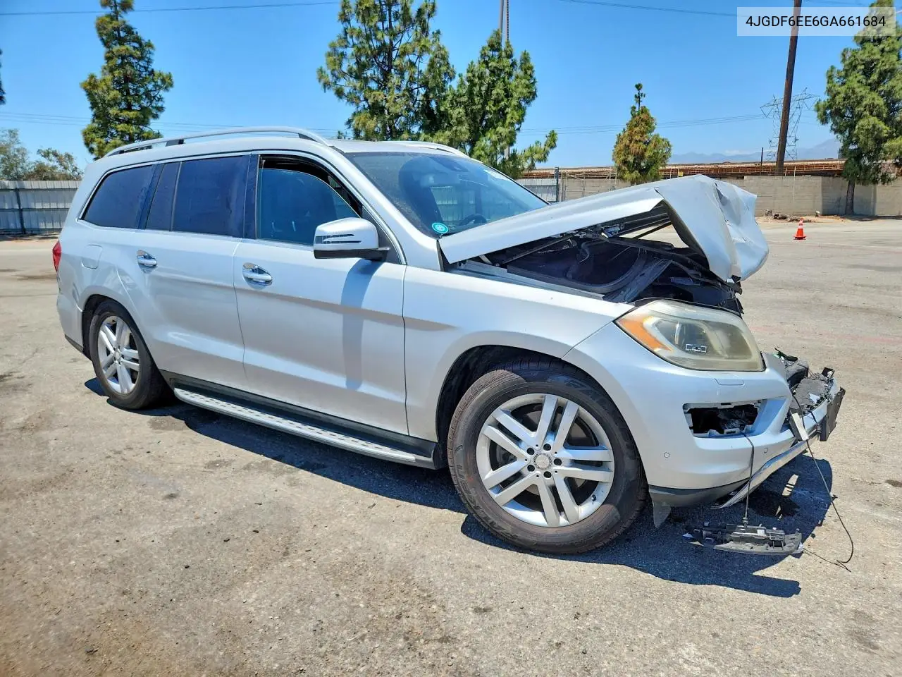2016 Mercedes-Benz Gl 450 4Matic VIN: 4JGDF6EE6GA661684 Lot: 57571496