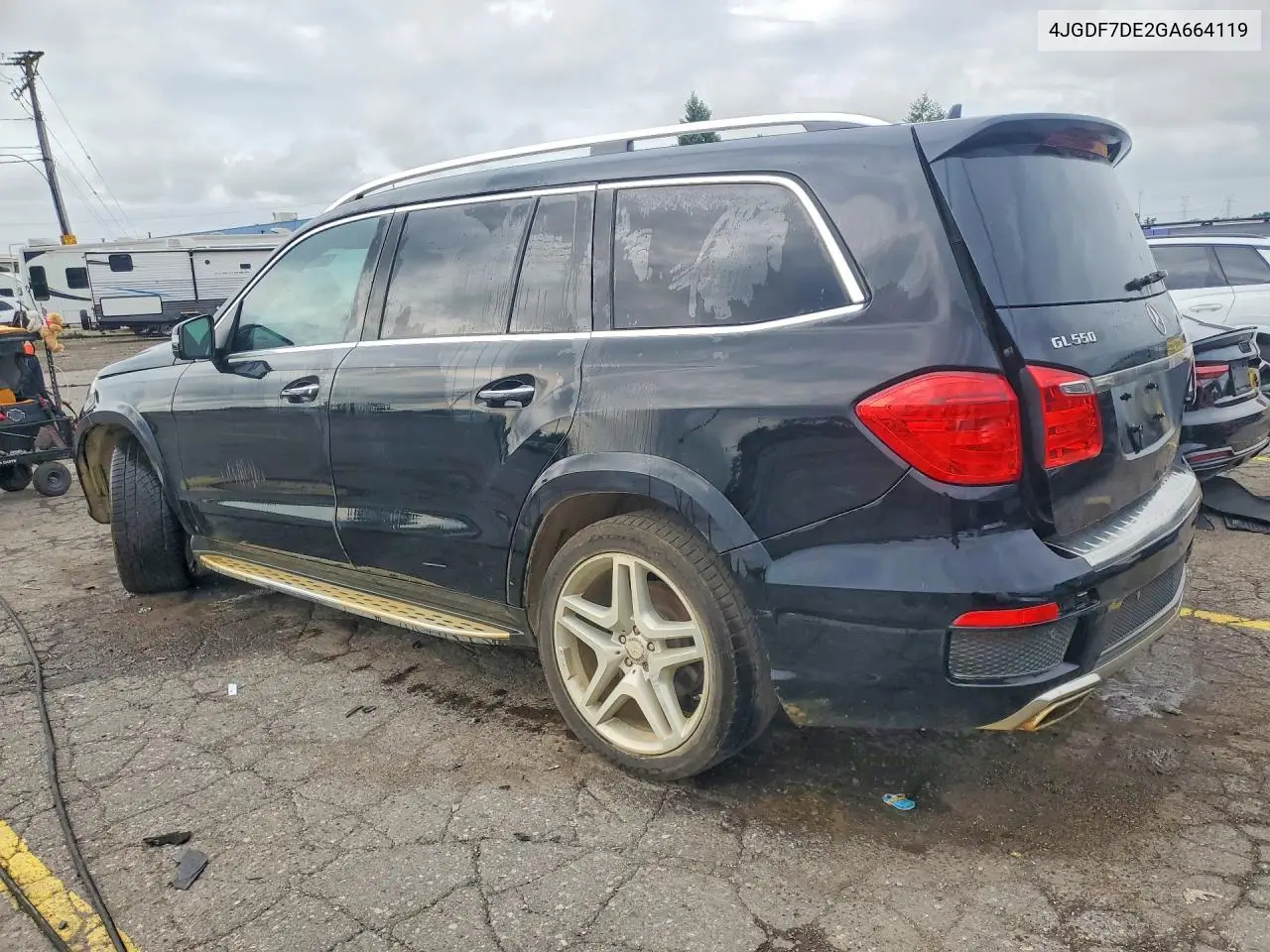 2016 Mercedes-Benz Gl 550 4Matic VIN: 4JGDF7DE2GA664119 Lot: 57714306