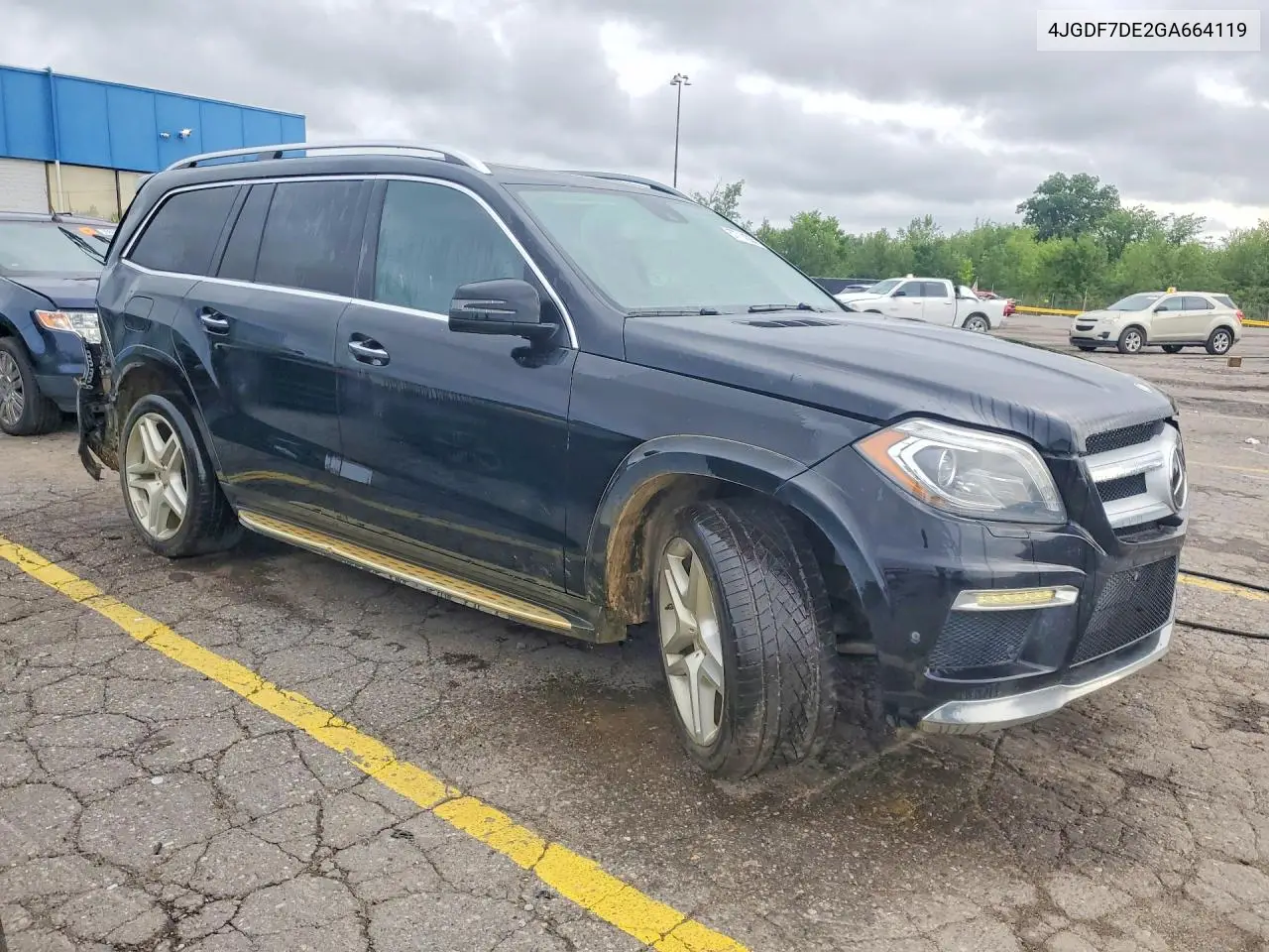 2016 Mercedes-Benz Gl 550 4Matic VIN: 4JGDF7DE2GA664119 Lot: 57714306